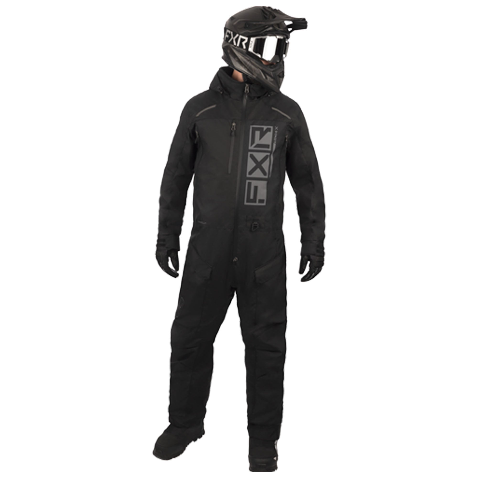 FXR Mens Recruit Lite Snowmobile Monosuit Black Ops Mens