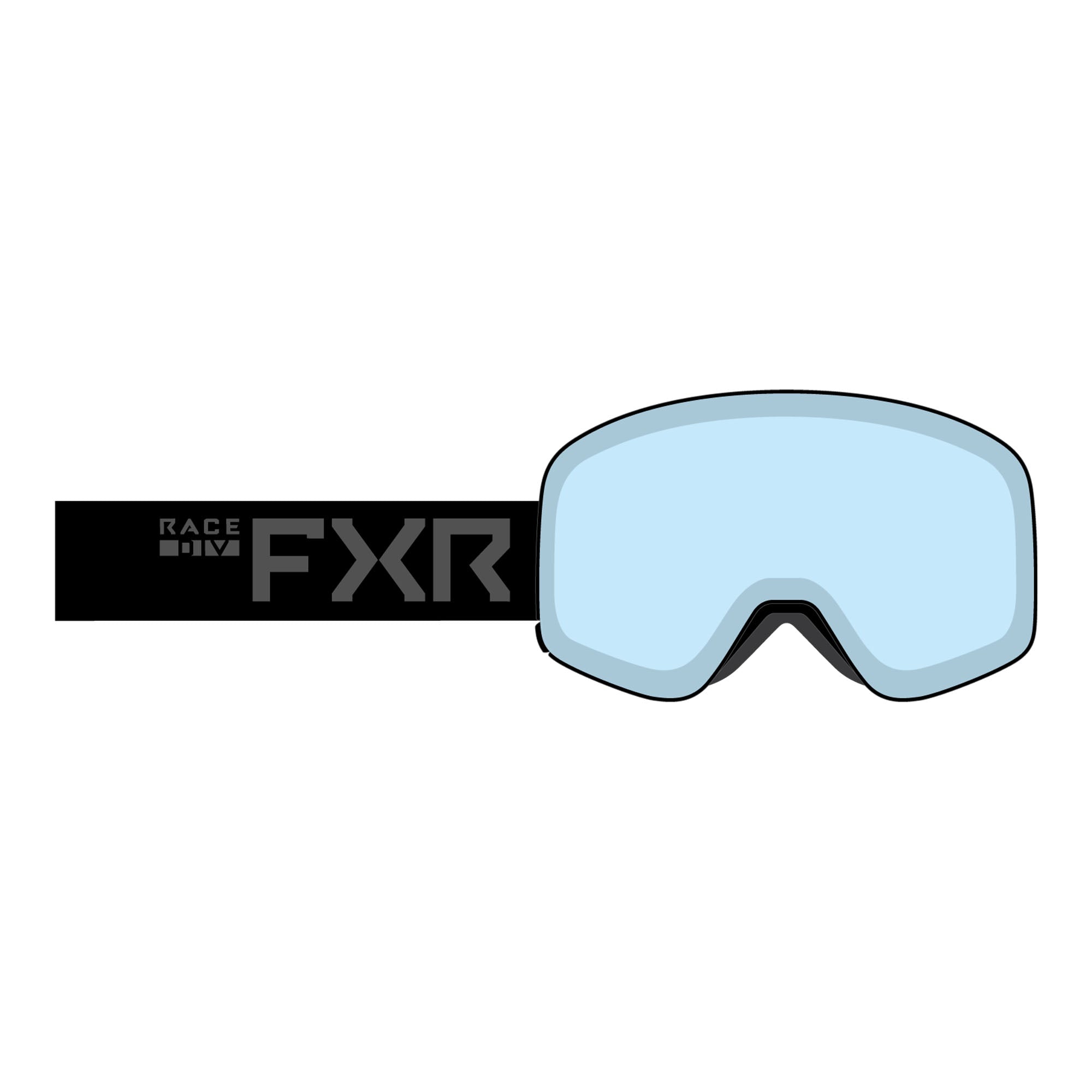 FXR 233118-1010-00 Ridge Clear Snowmobile Goggles