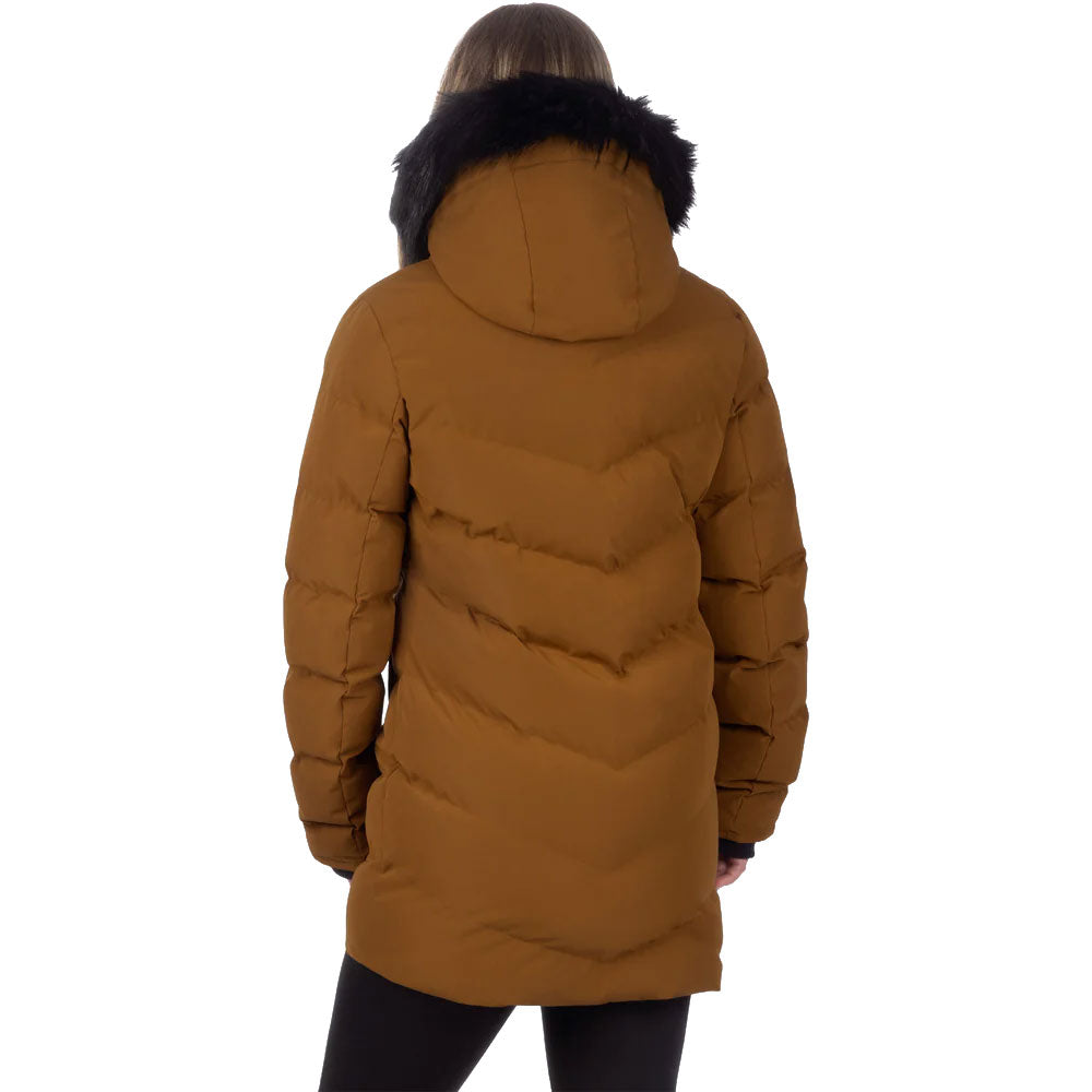 FXR  Womens Sage Jacket Insulated Waterproof Alternative Down Fill Copper Black