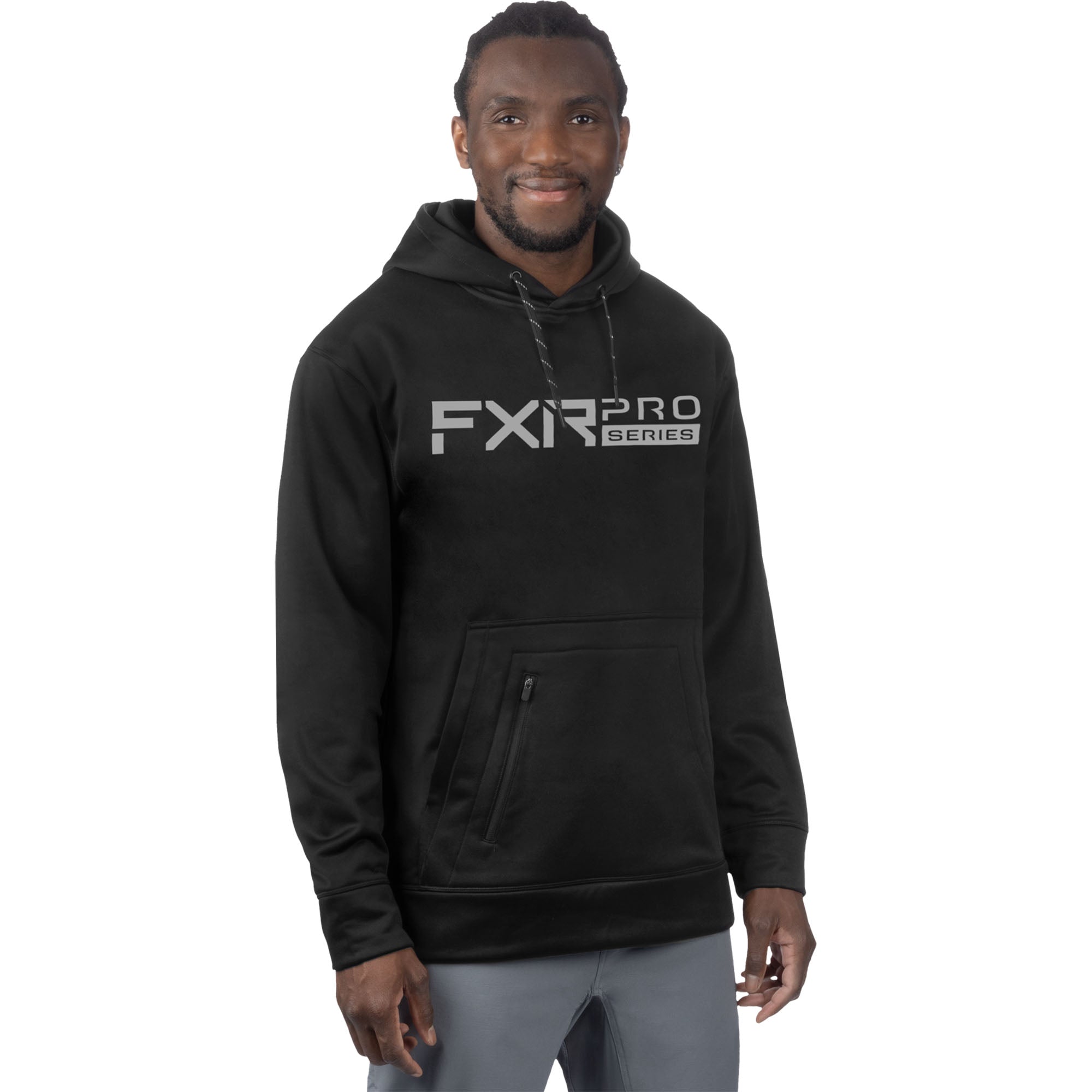FXR Pro Tech Pullover Hoodie Black/Grey