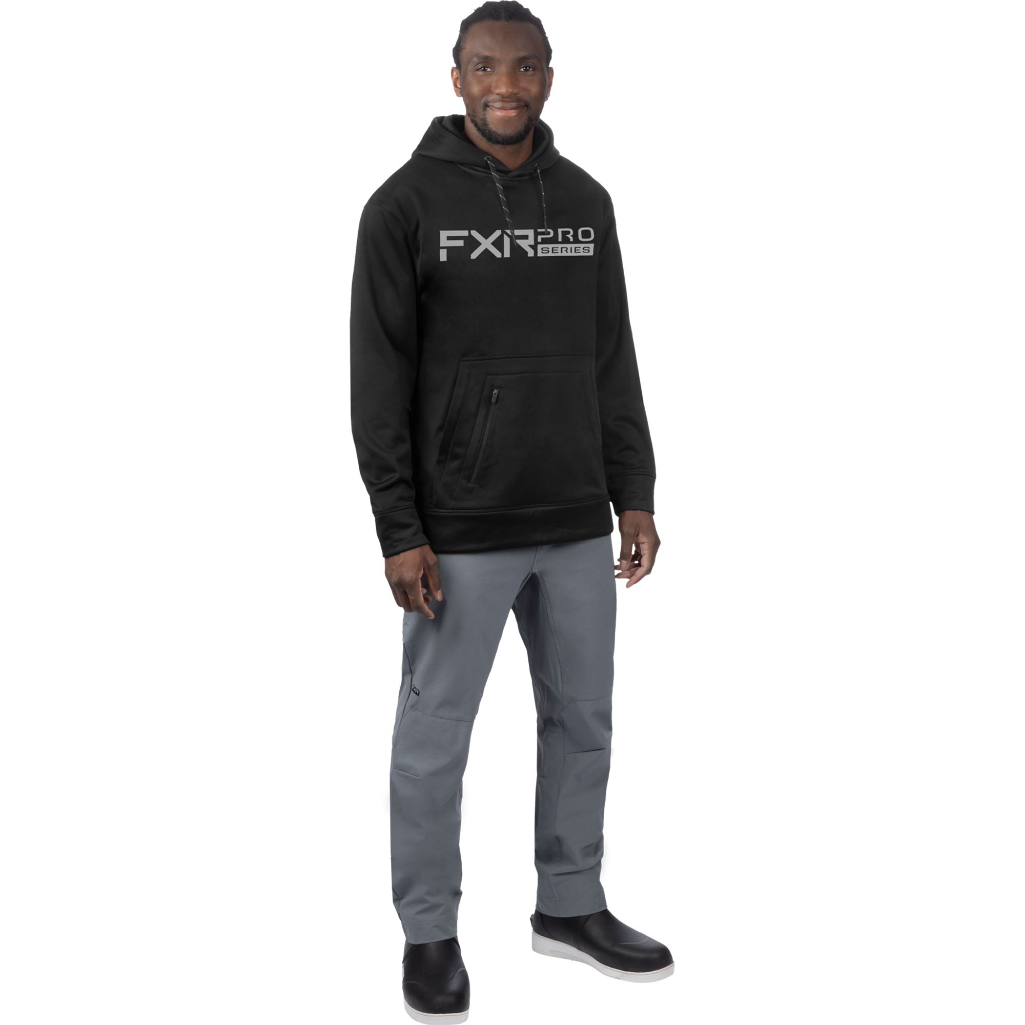 FXR Pro Tech Pullover Hoodie Black/Grey