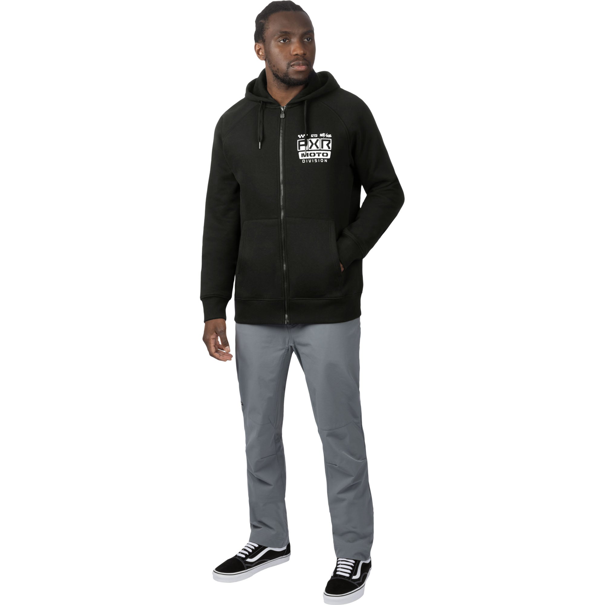 FXR Gladiator Hoodie Black/White
