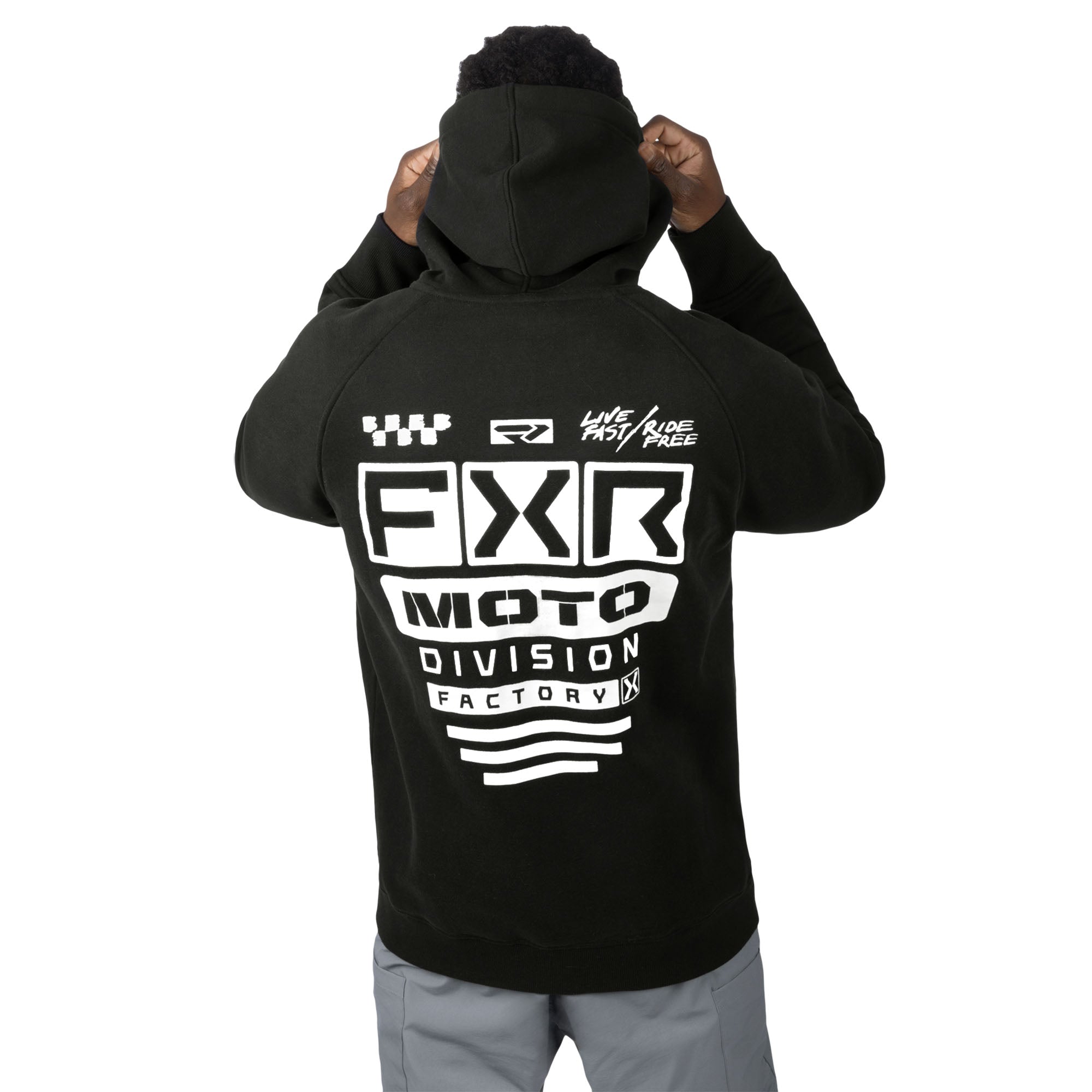 FXR Gladiator Hoodie Black/White