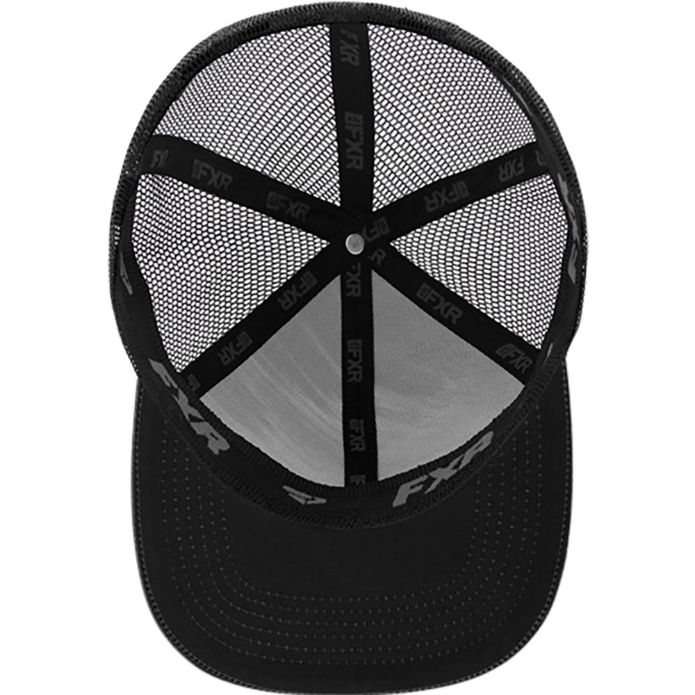 FXR  Cast Hat Flex Fit Comfort Band Lightweight Mesh Back Black - Large X-Large