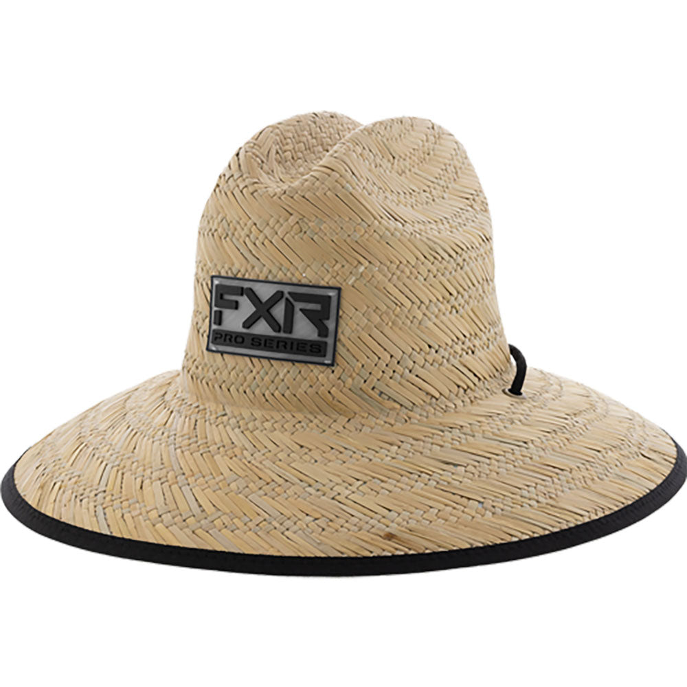 FXR  Shoreside Straw Hat Adjustable Chin Strap Full Printed Brim - Adult