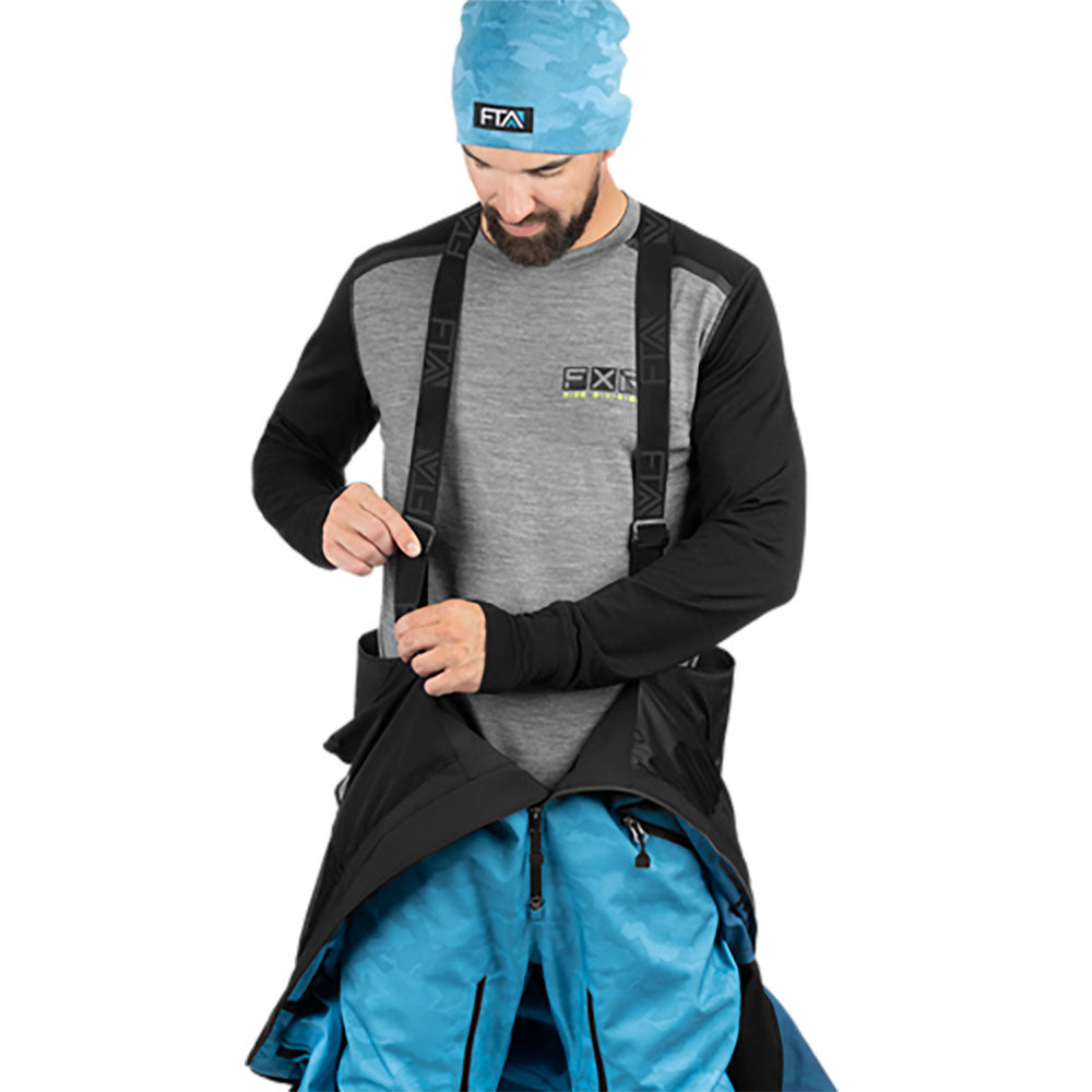 FXR  FLO-Lite Monosuit Waterproof Breathable HydrX Pro Body Vent Glacier Camo