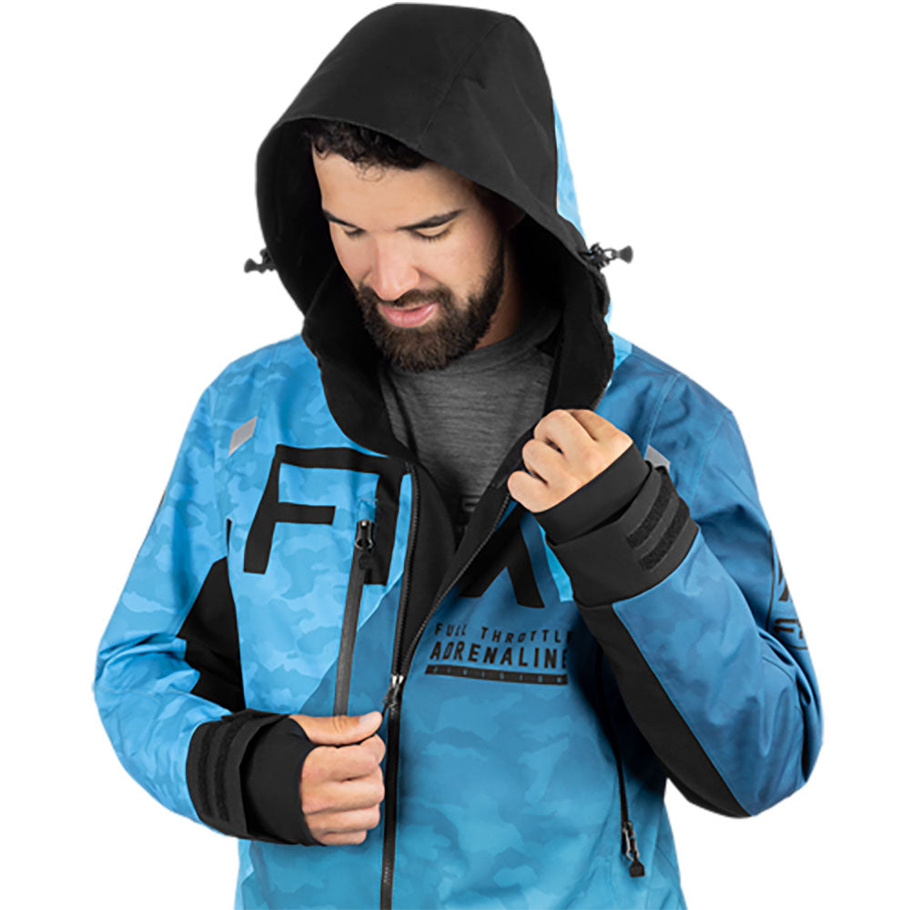 FXR  FLO-Lite Monosuit Waterproof Breathable HydrX Pro Body Vent Glacier Camo