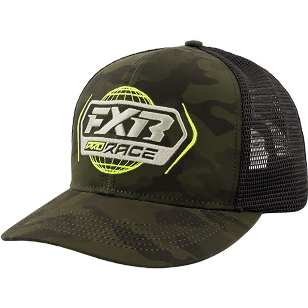 FXR  Race Div Hat Cotton Curved Brim Mesh Snap Back Youth