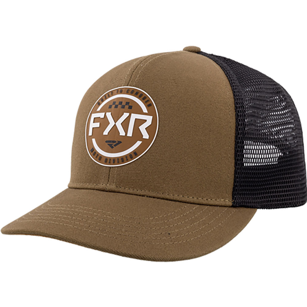 FXR  Moto Hat Cotton Curved Brim Mesh Snap Back Youth