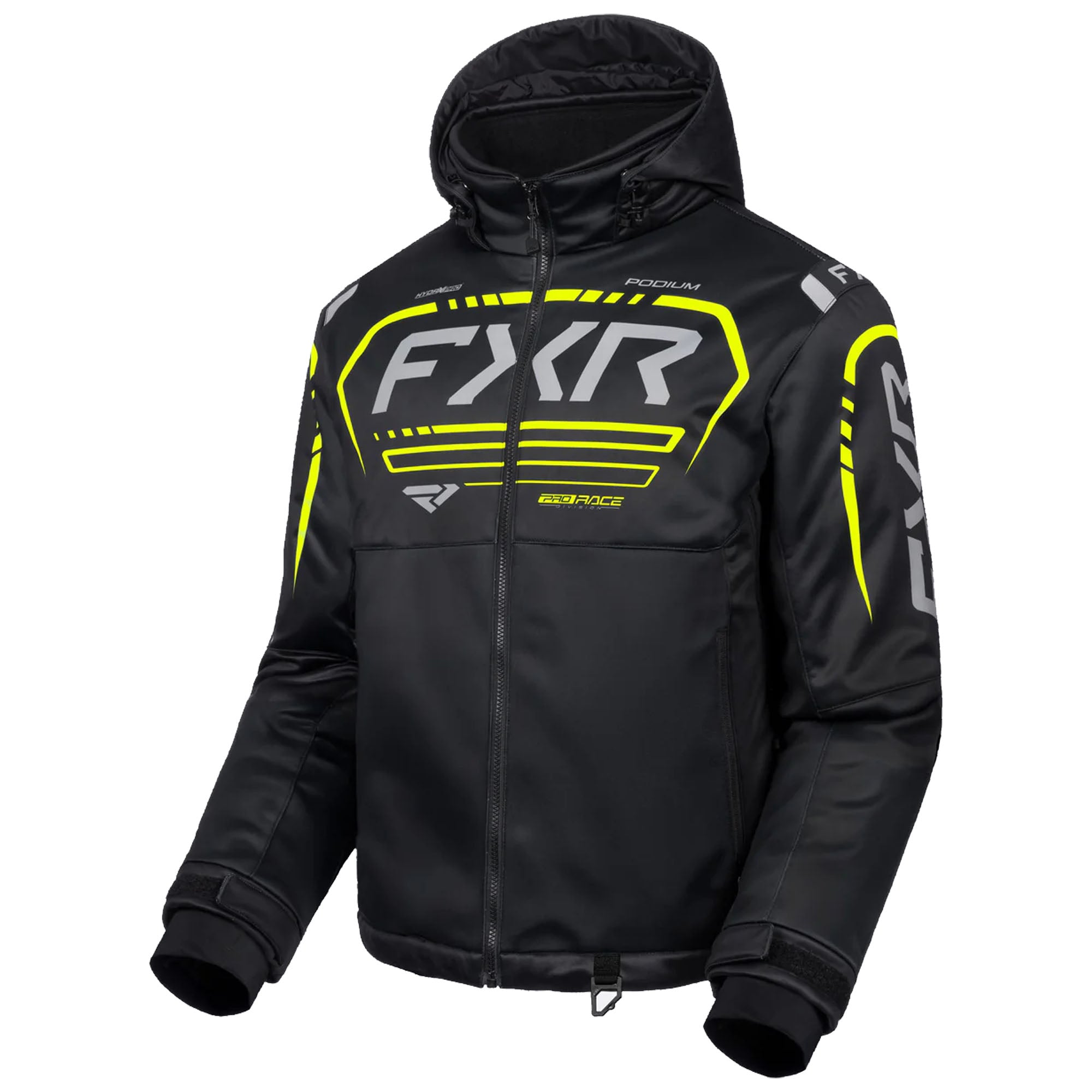 FXR  Mens Podium Jacket Insulated Thermal Waterproof Windproof HydrX Black HiVis