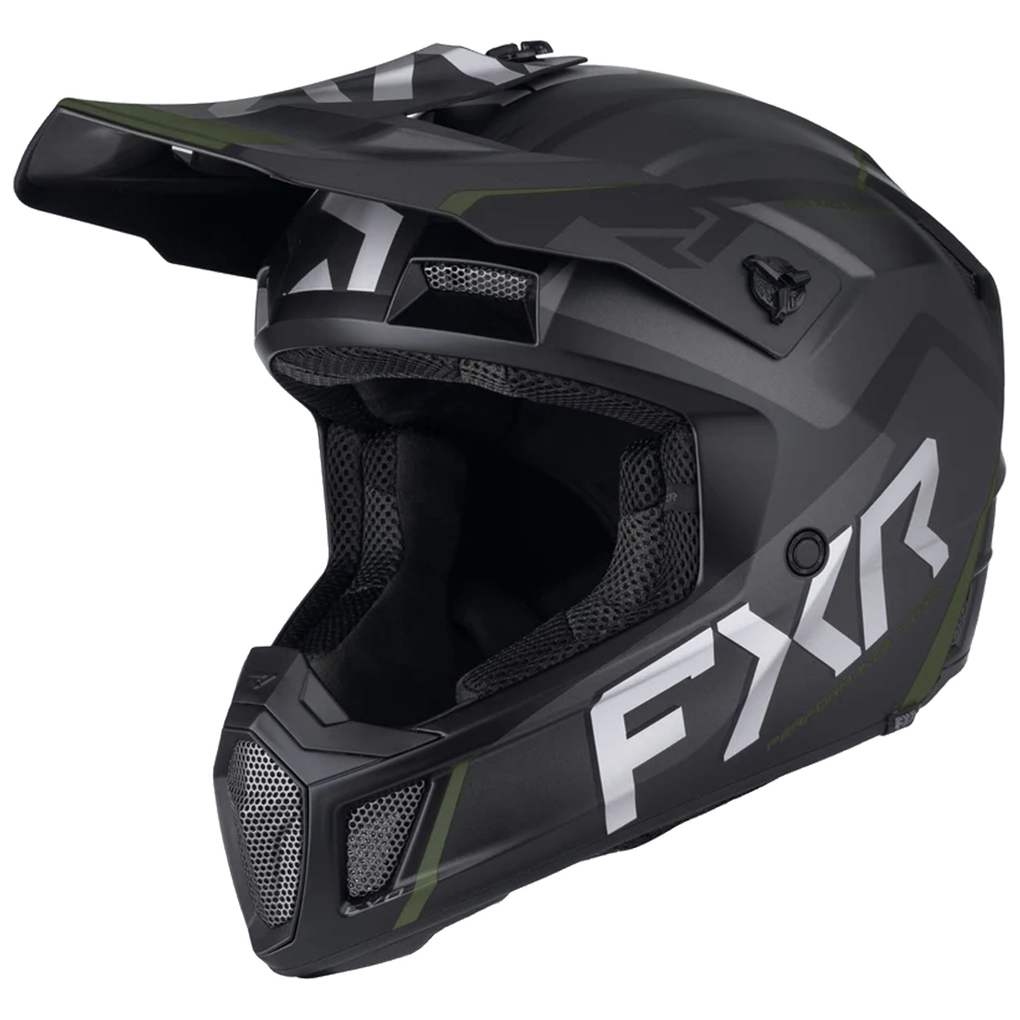 FXR Clutch Evo Helmet Black/Army Unisex-Adult