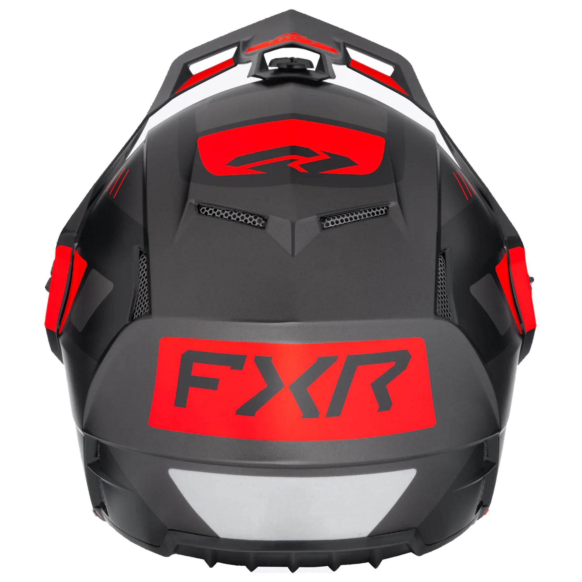 FXR  Clutch X Helmet w Electric Shield Heated Light Quick-Release Black Red FMVSS 218