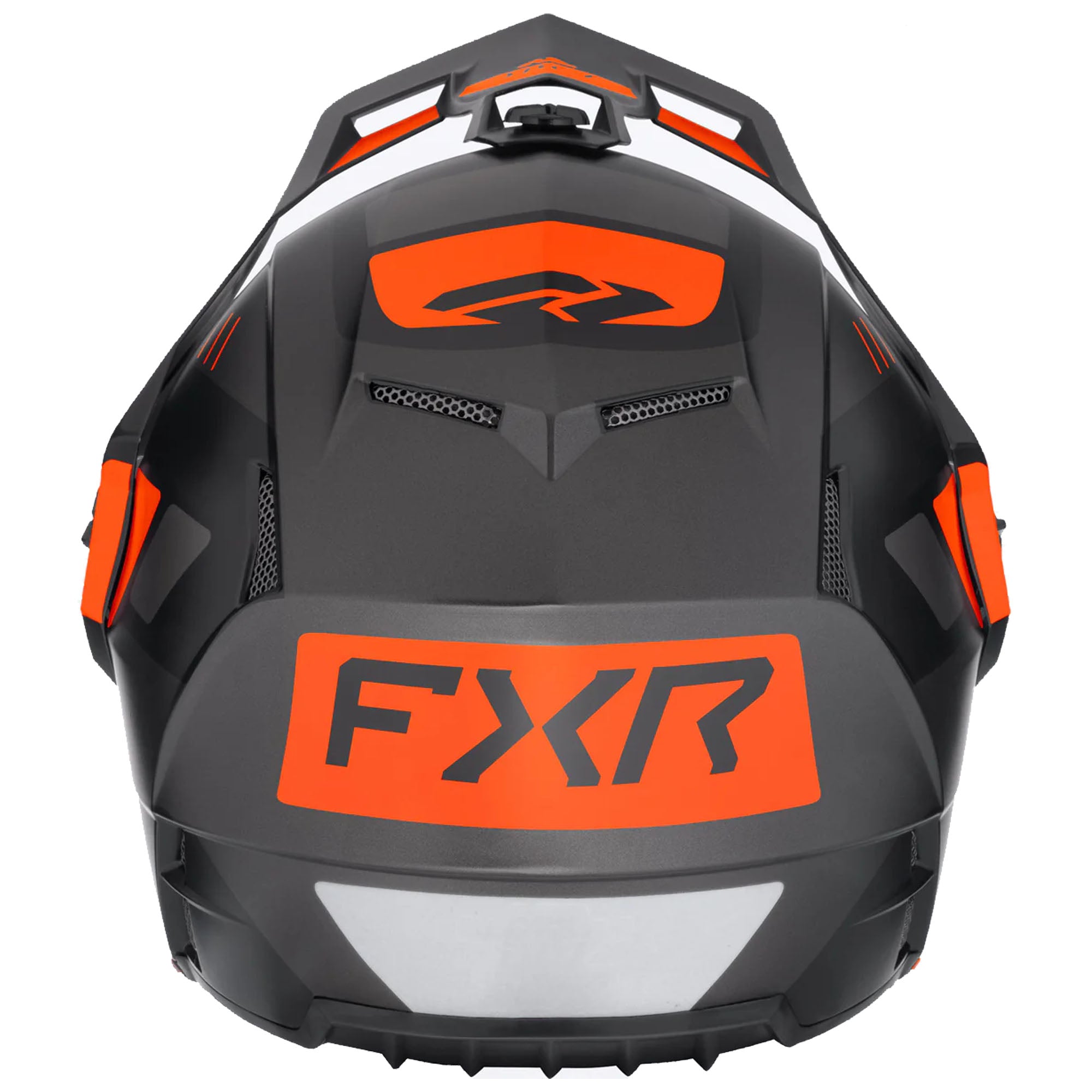 FXR  Clutch X Helmet w Electric Shield Heated Light Quick-Release Black Orange FMVSS 218