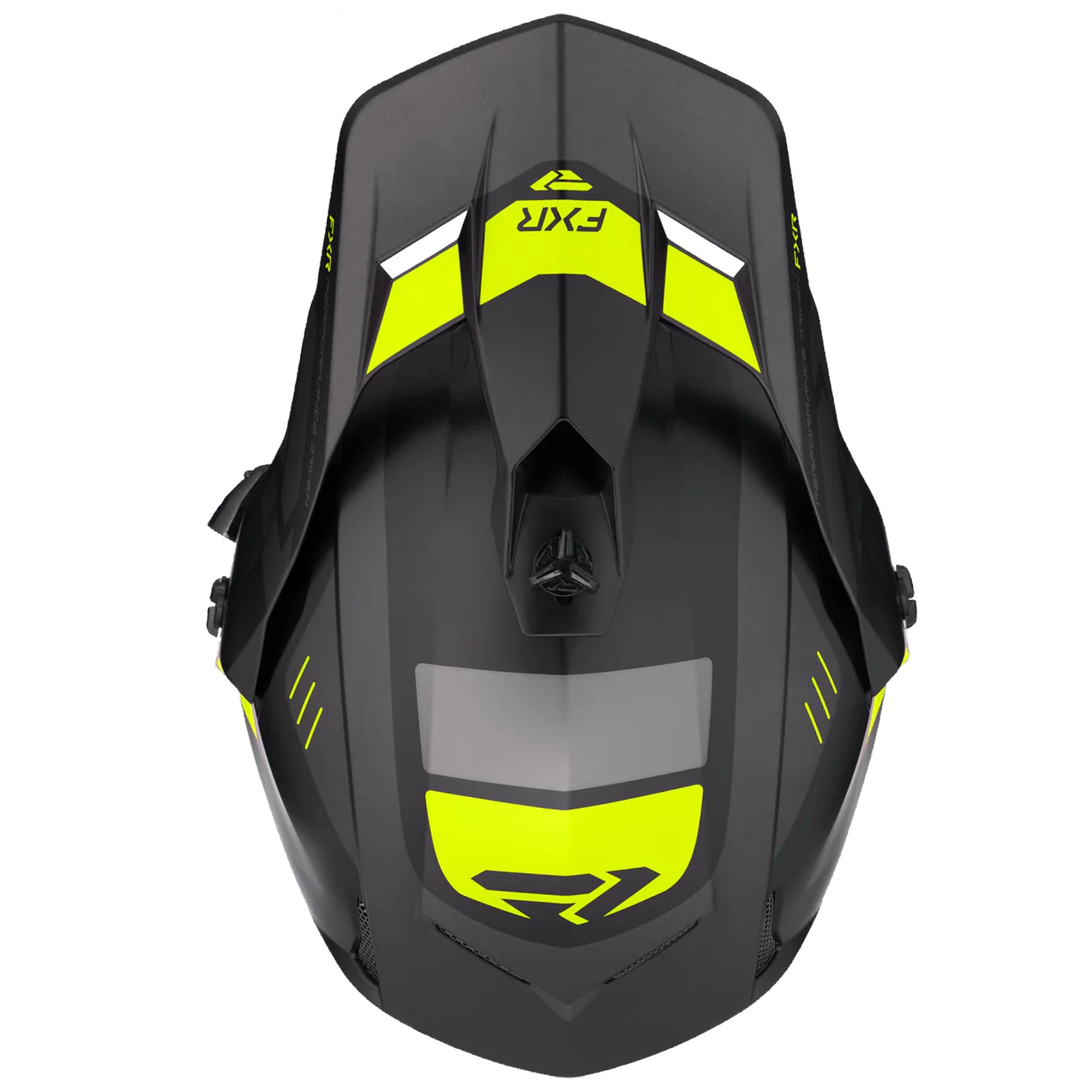 FXR  Clutch X Helmet w Electric Shield Heated Light Quick-Release Black HiVis FMVSS 218