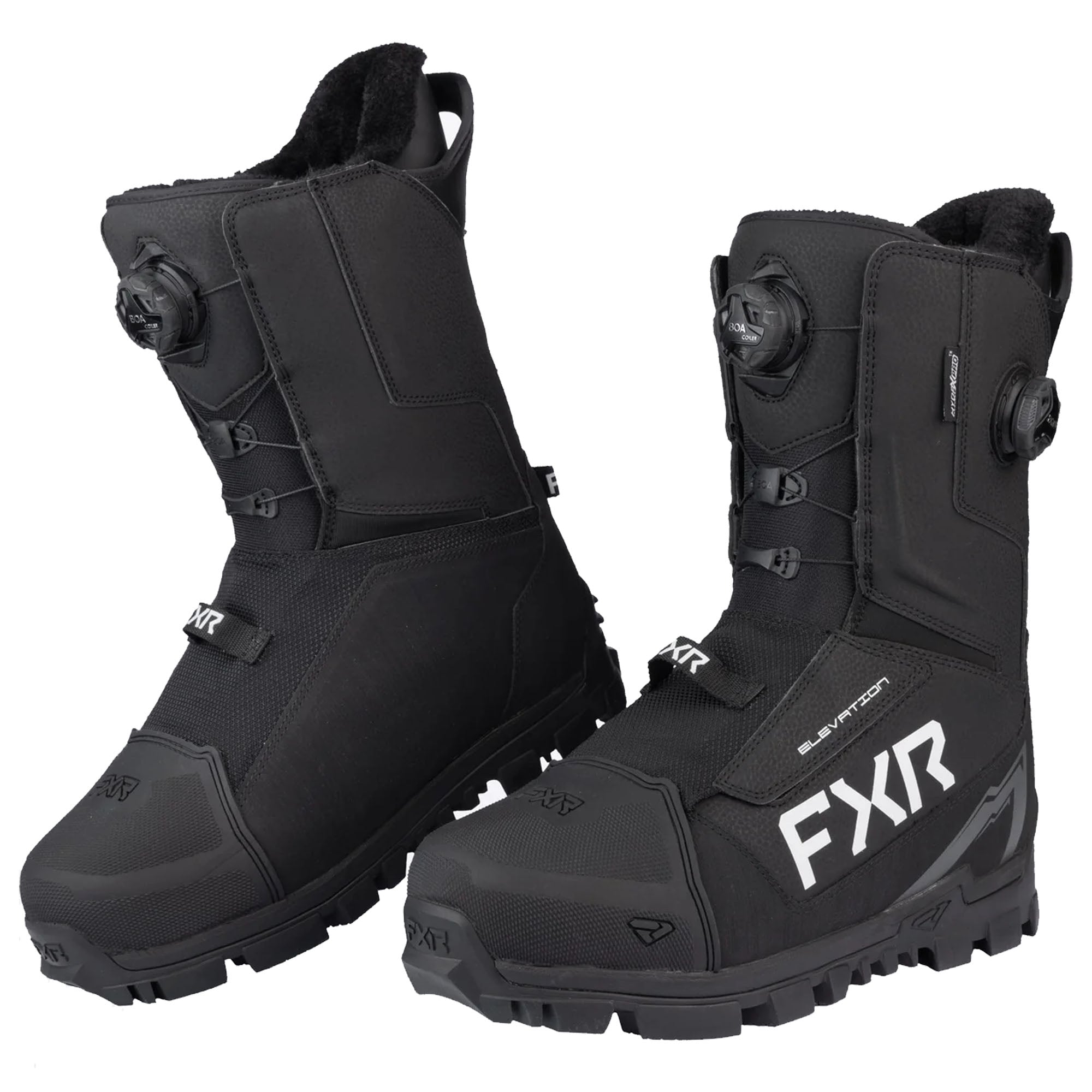 FXR  Elevation Dual BOA Boots Insulated Waterproof Durable Comfort Warm Black