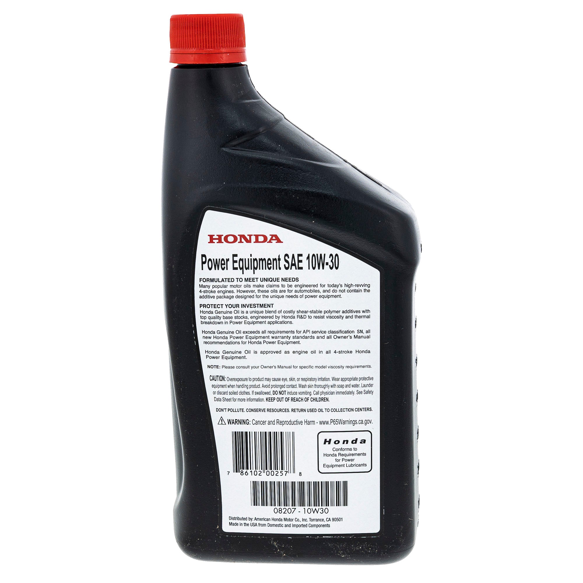 Honda Motor Oil 08207-10W30