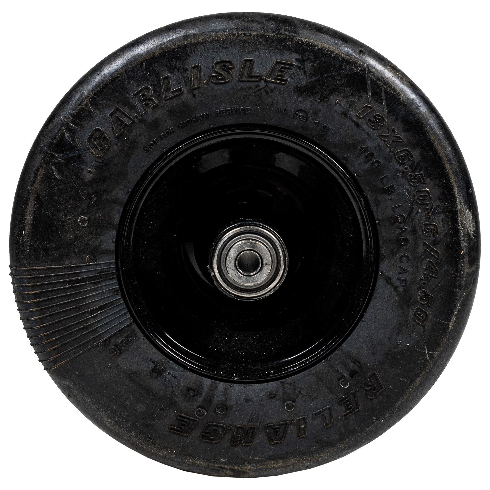 Husqvarna 596658901 WHEEL ASM, 13 X 6.5-6 GLOSS BL CZT60L CZT54L