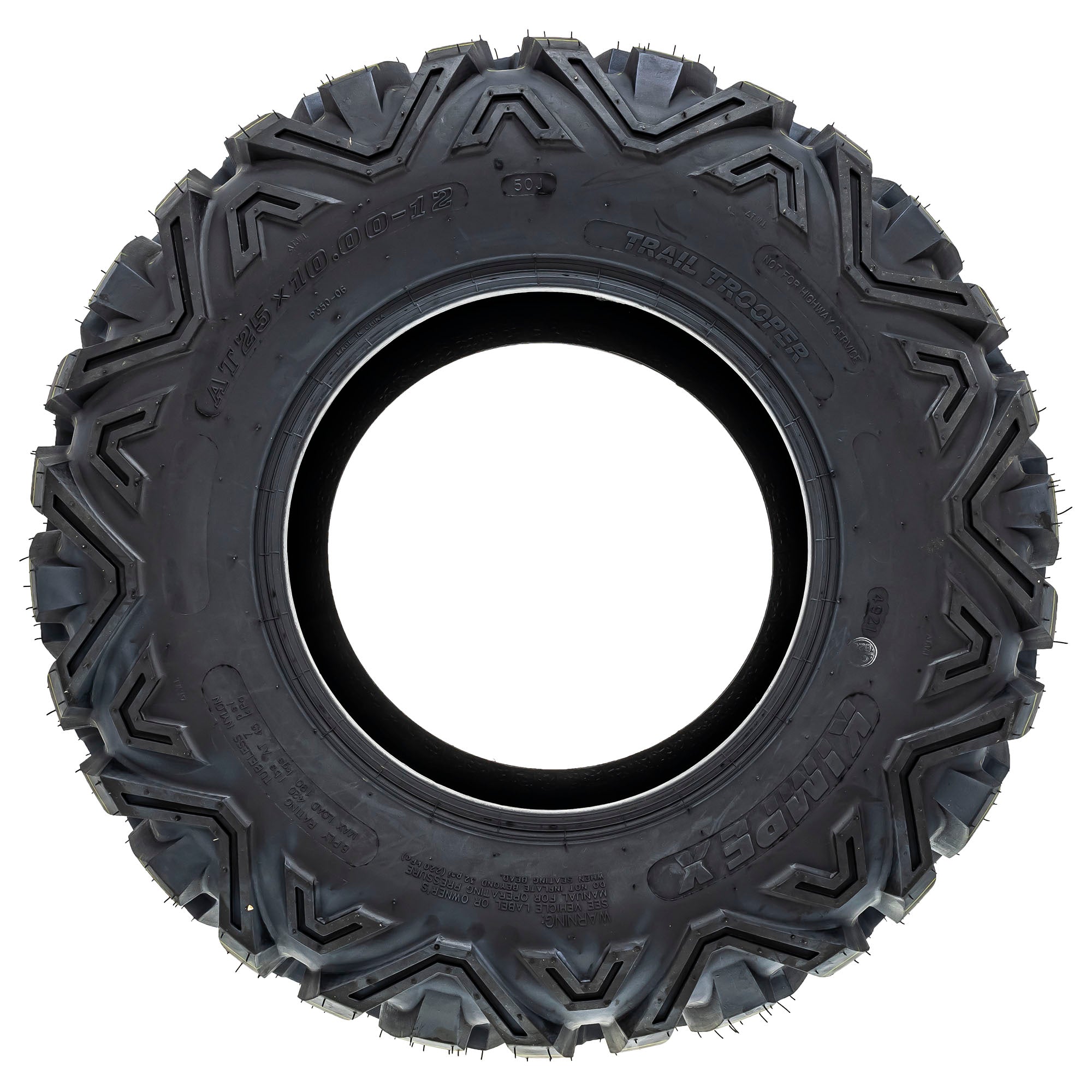 Kimpex 021103 Rear Trail Trooper Tire Bias 25X10-12 Alterra 400 450 500 550 600 700 XR TRV