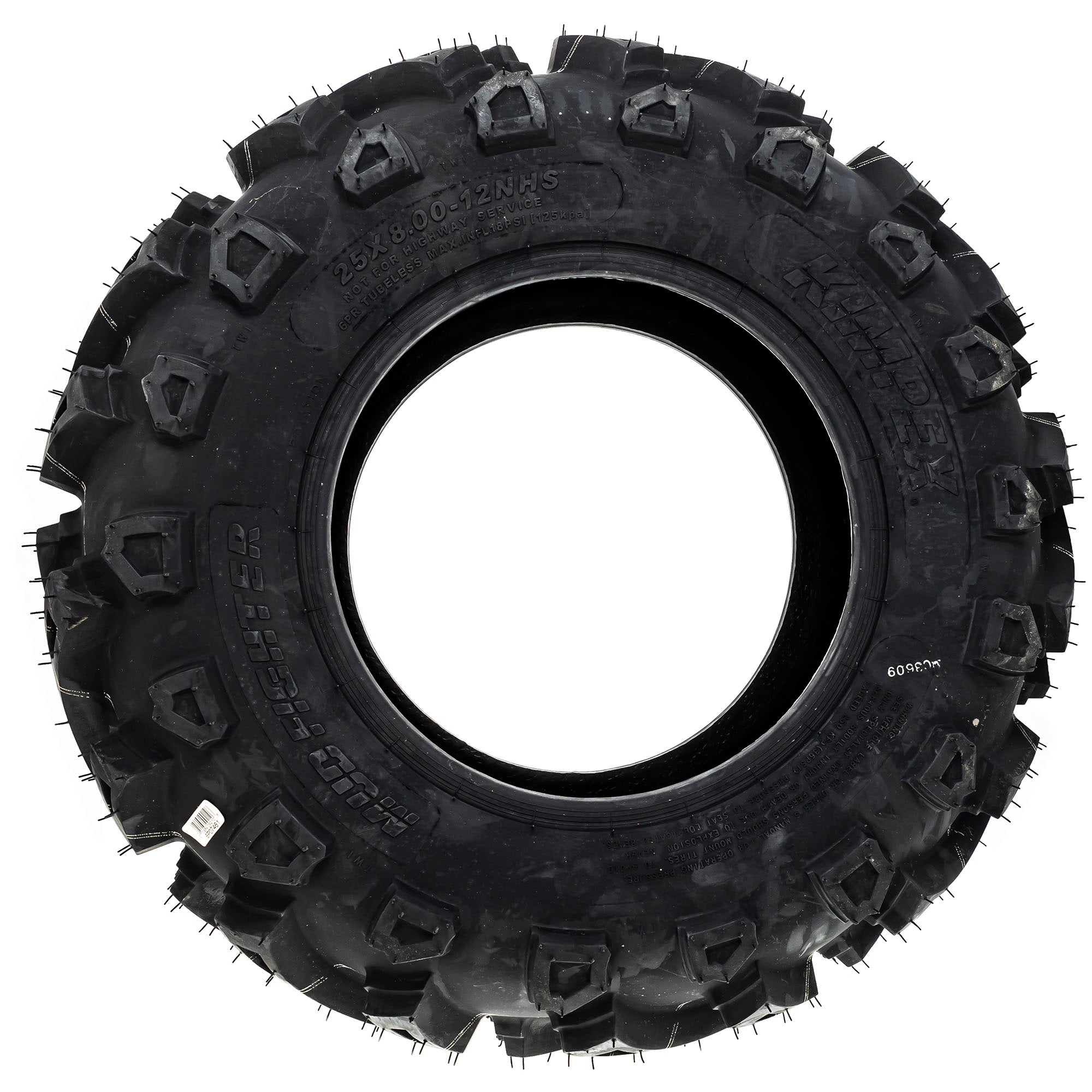 Kimpex 021115 Front Mud Fighter Tire Bias 25X8-12 Alterra 400 500 550 570 600 700 Prowler