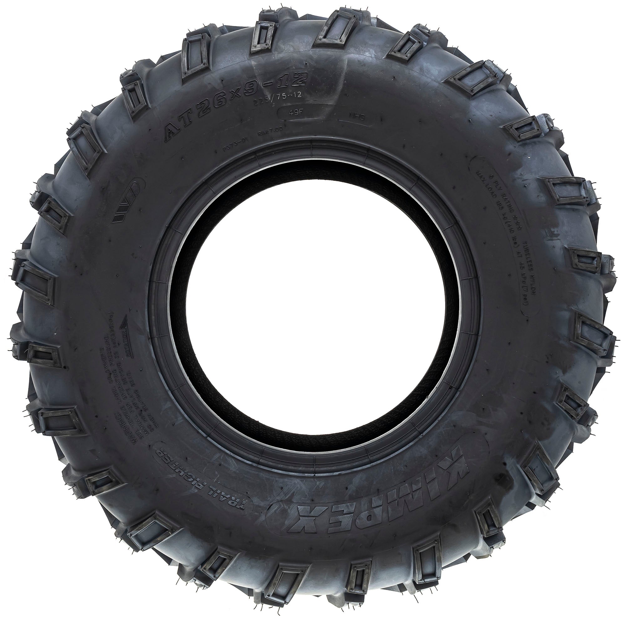 Kimpex 021175 Front Trail Fighter Tire Bias 26X9-12 Ranger Crew XP 900 Defender Max 800