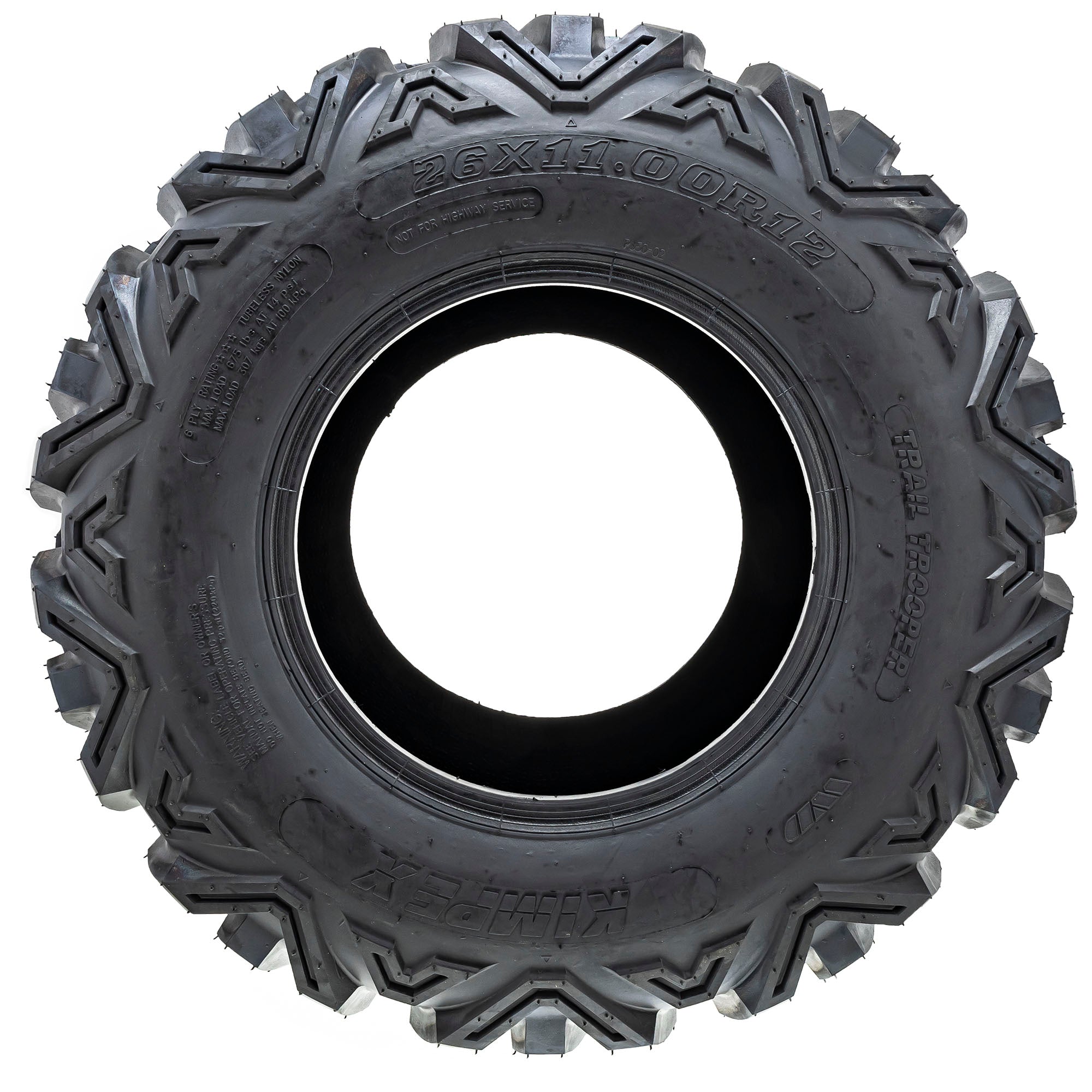 Kimpex 021207 Rear Trail Trooper Tire Radial 26X11.00R-12 Defender Prowler Ranger Crew XP