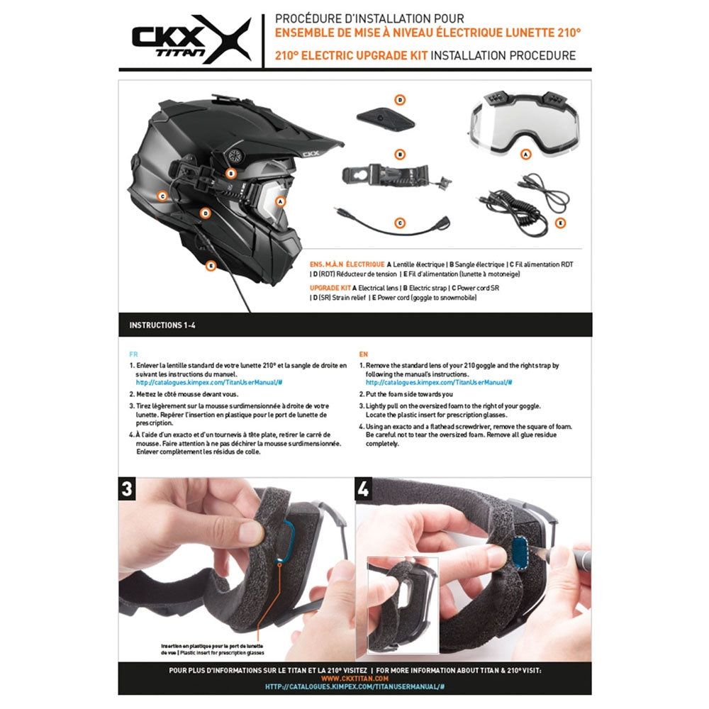 CKX Electric 210 Goggles Lens 120099