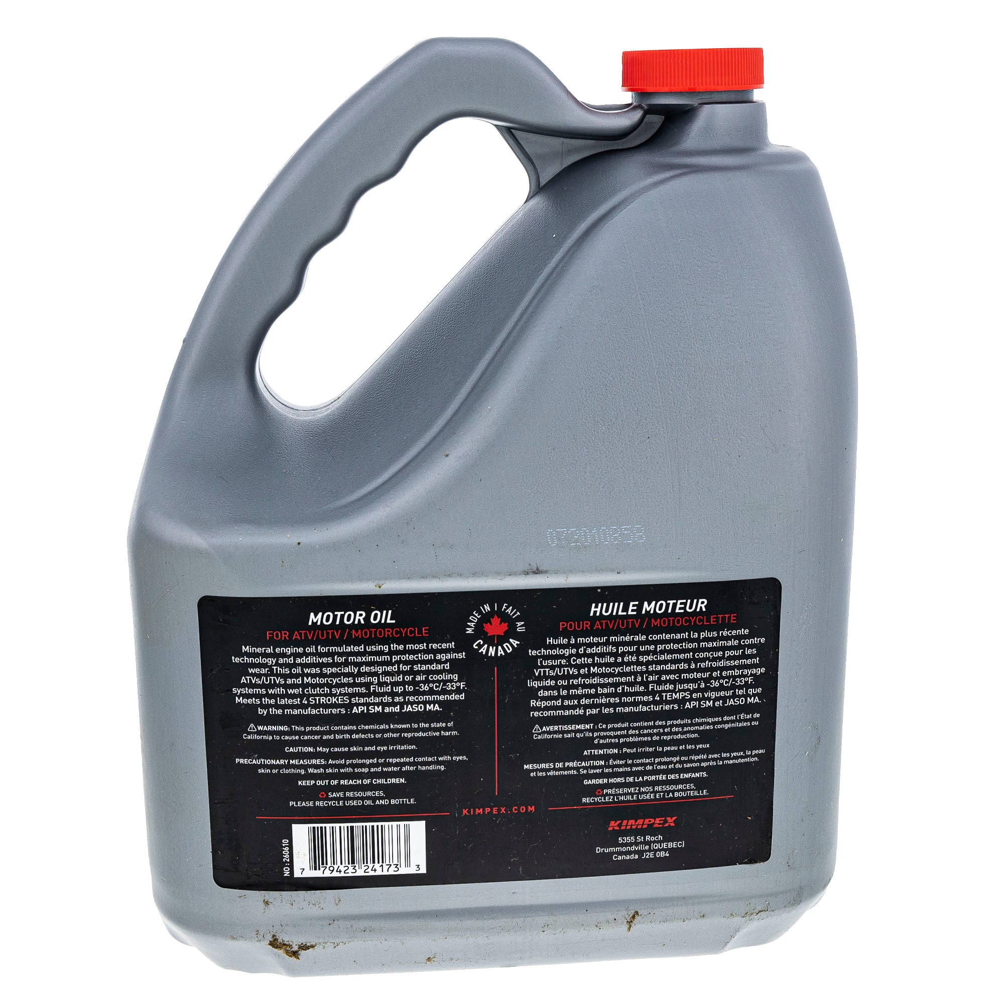Kimpex 4-M 10W40 Moto/Atv Engine Oil|3.78L Mnral 260610