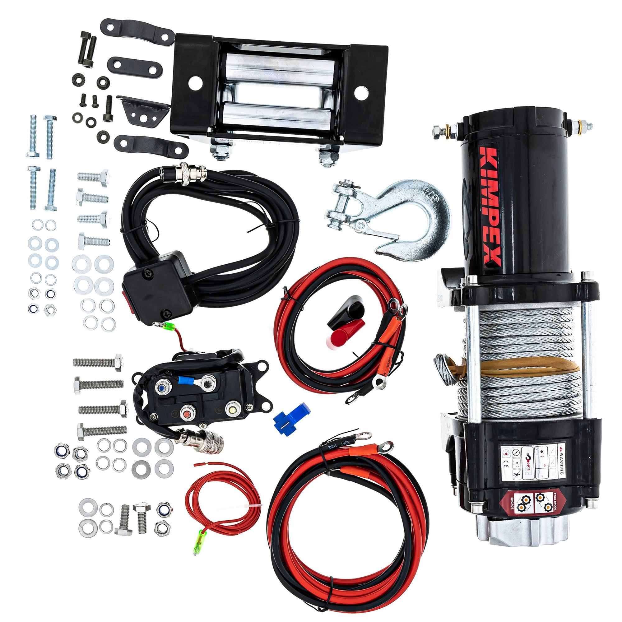 Kimpex 458210 2500 lbs Winch IP 67 Kit