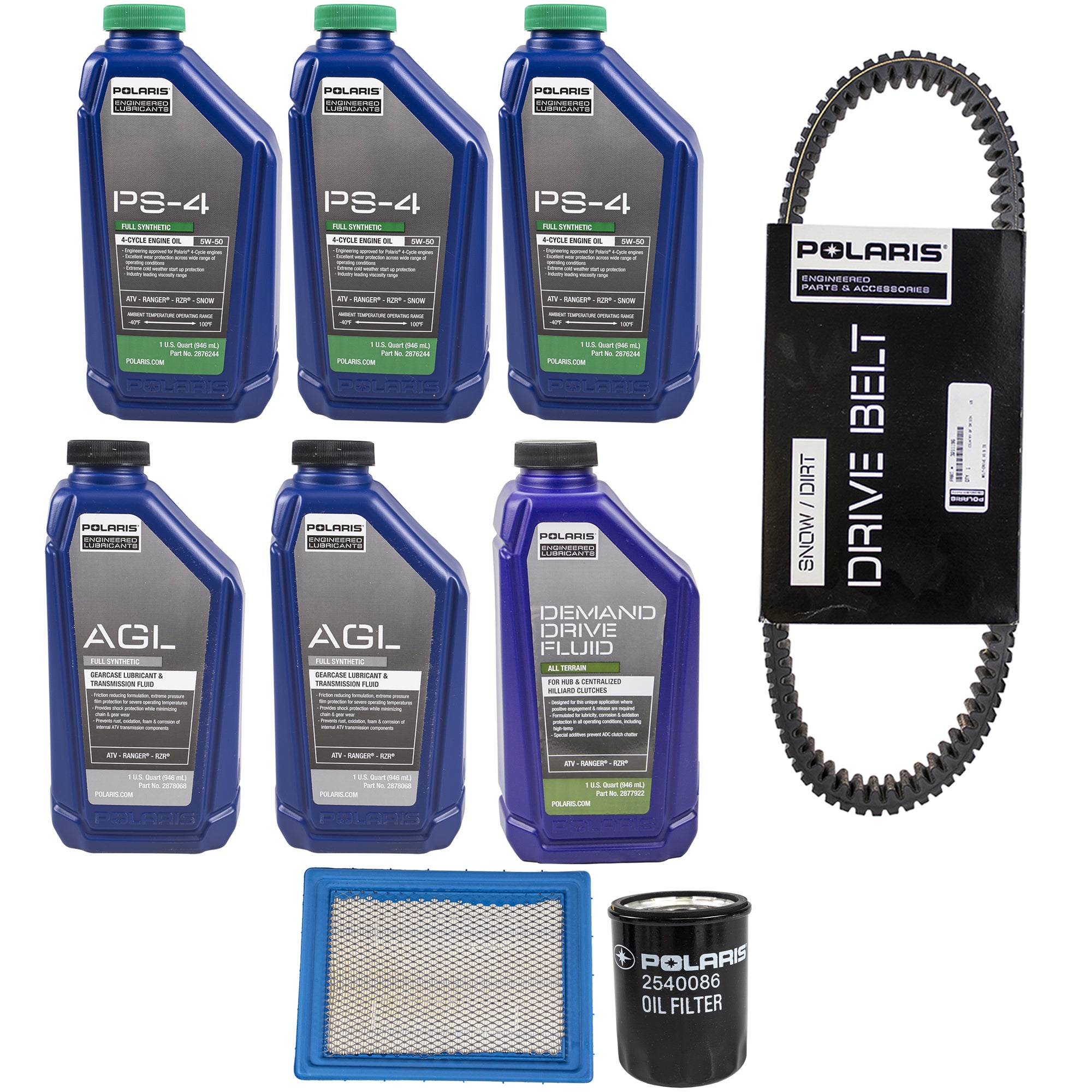 Genuine OEM Polaris Oil Change Kit Ranger