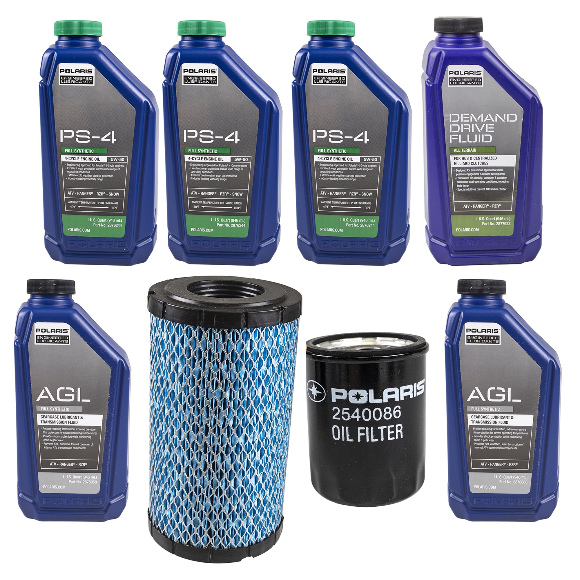 Genuine OEM Polaris Oil Change Kit Ranger