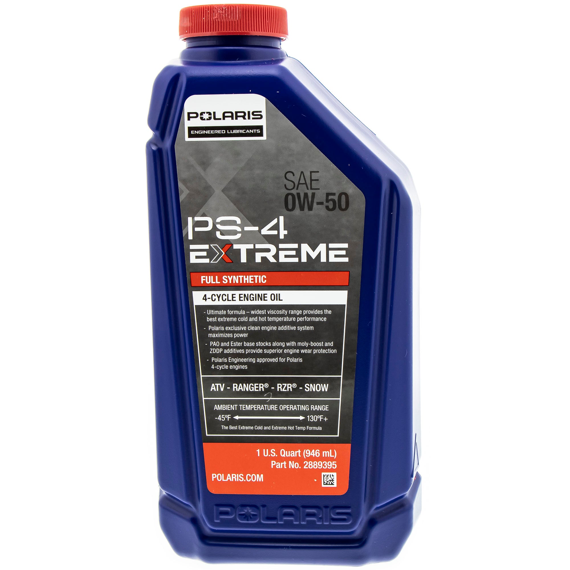 Polaris FKOCK20009 PS-4 Extreme Synthetic Oil Change Kit Short and Long Oil Filters Outlaw