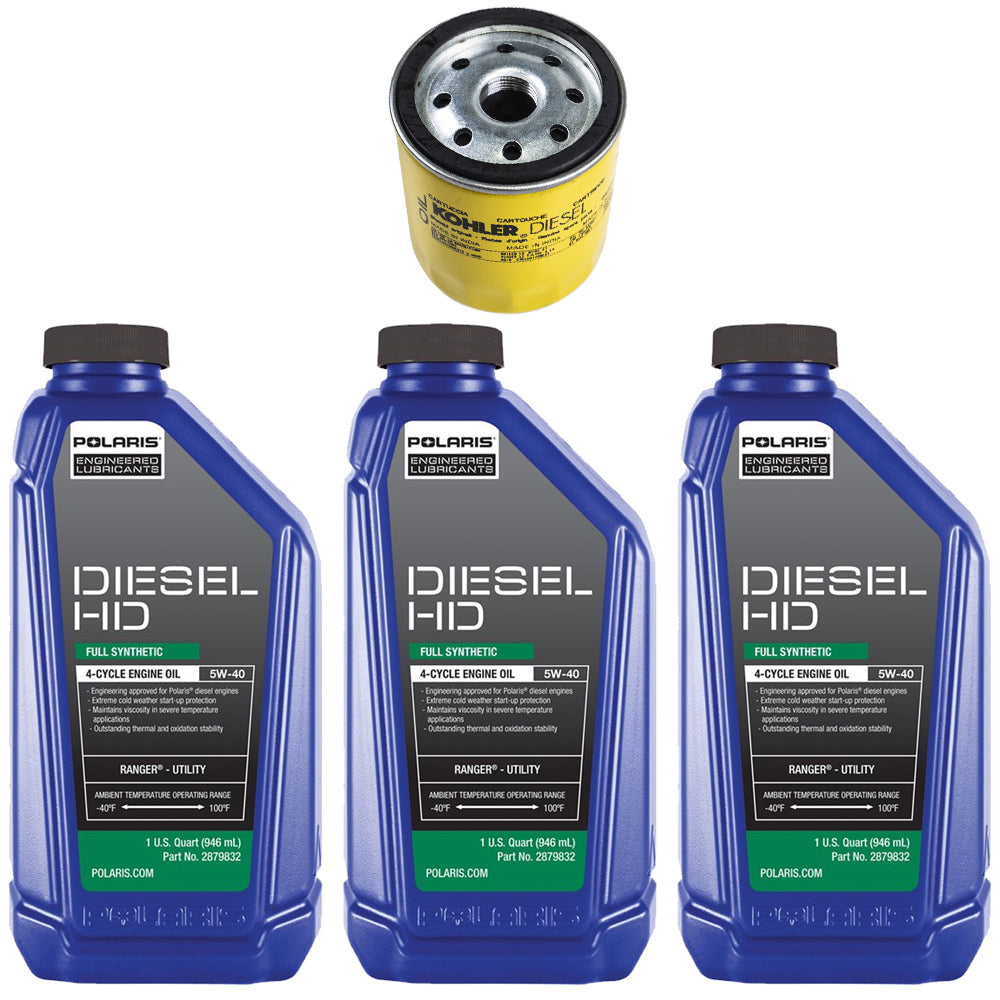 Polaris FKOCK20113 Oil Change Kit Ranger 1000 Crew 2015-2018