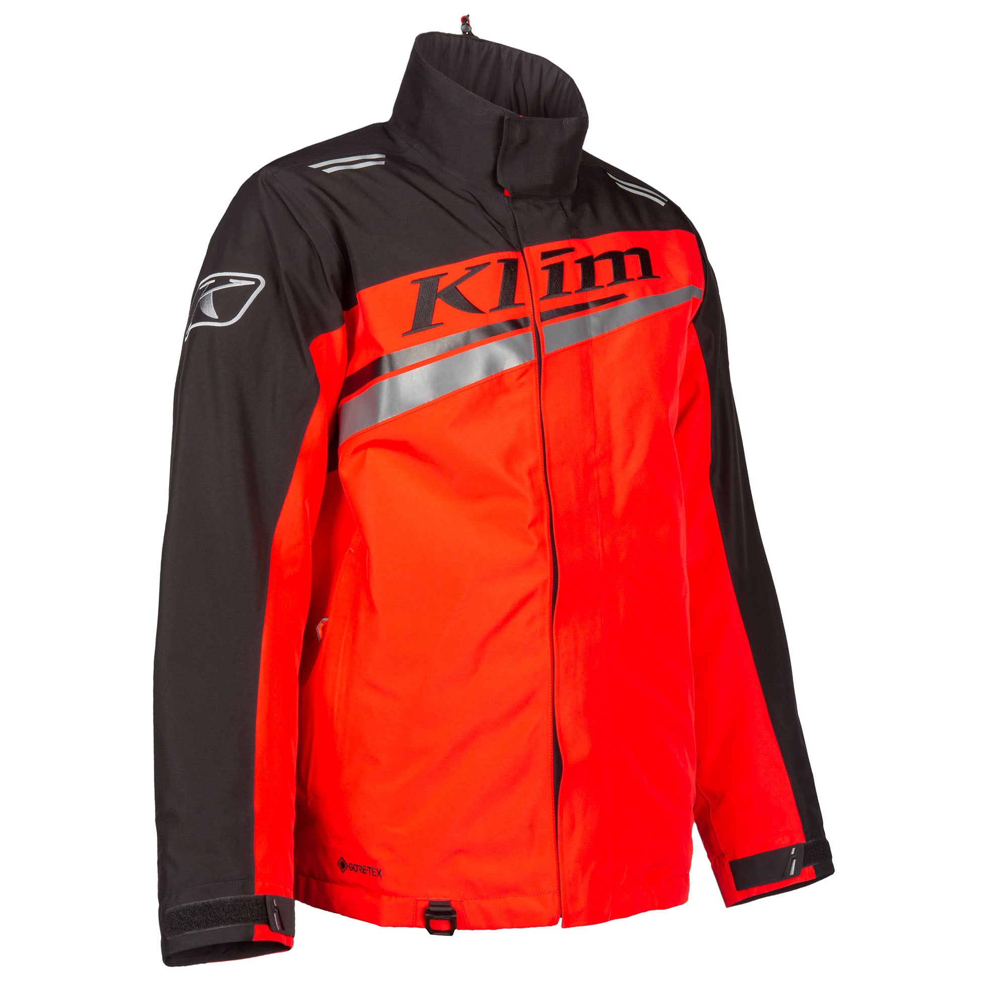 Klim  Mens Kaos Snowmobile Jacket Waterproof Lightweight Black High Risk Red