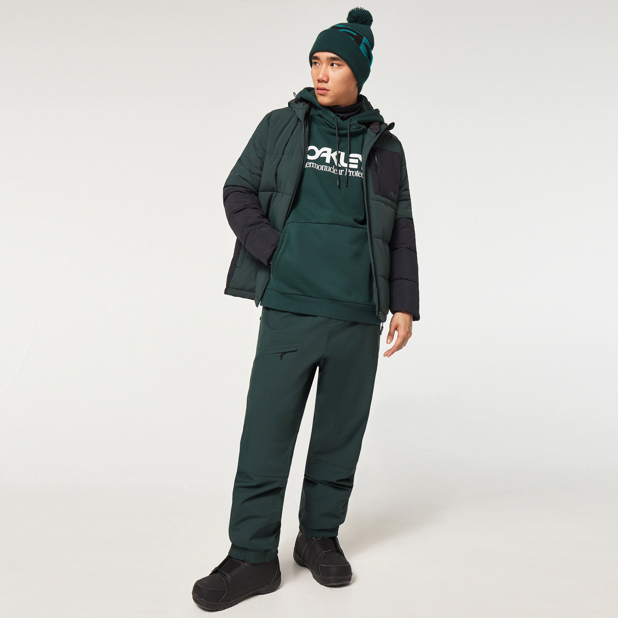 Oakley  Mens TNP Evoke RC Shell Pants Snowmobile Snowboard Skiing Hunter Green