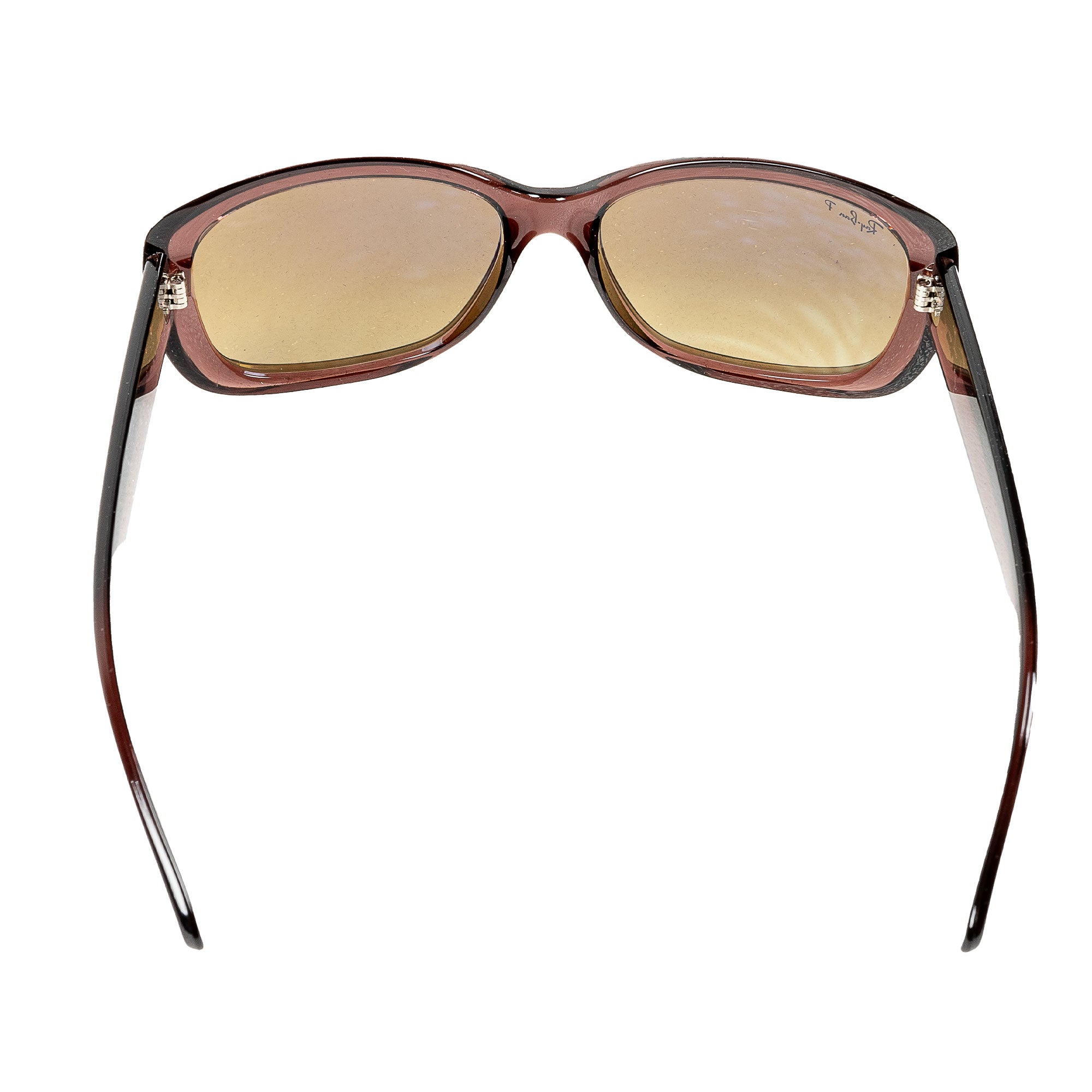 Ray-Ban RB4101-6593M2 Jackie Ohh Sunglasses Transparent Dark Brown Frame Brown Gradient