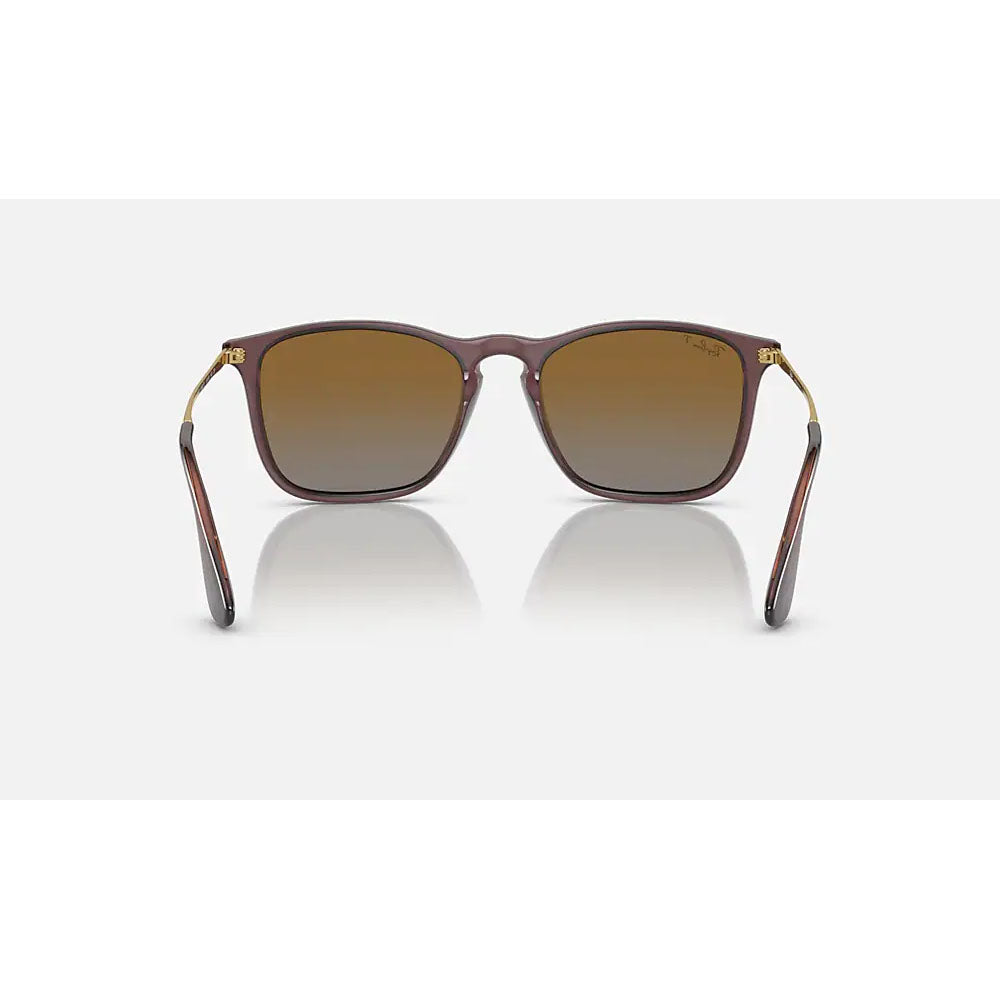 Ray-Ban Chris Square Sunglasses - Rubber Havana | littlewoods.com