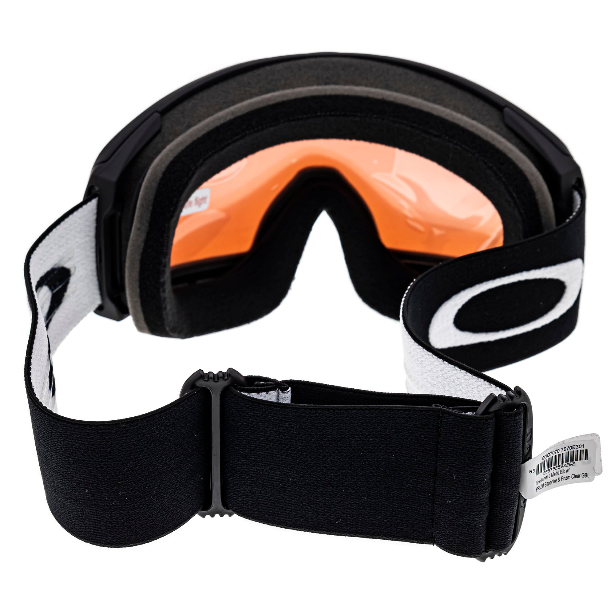 Oakley 0OO7070 Line Miner Goggles Snowboarding Snowmobile Anti Fog Black Sapphire Clear
