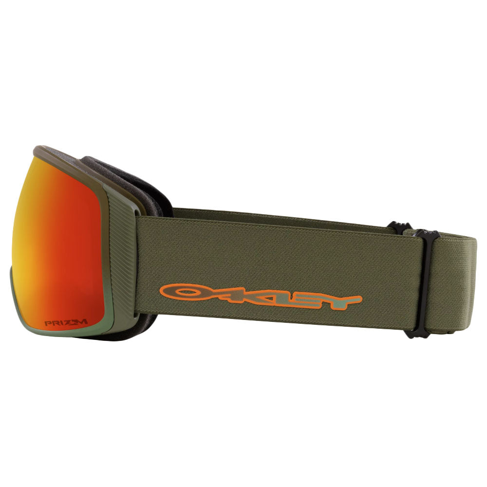 Oakley OO7104-74 Flight Tracker Goggles Prizm Snow Torch Iridium Lens Dark Brush Fog Strap