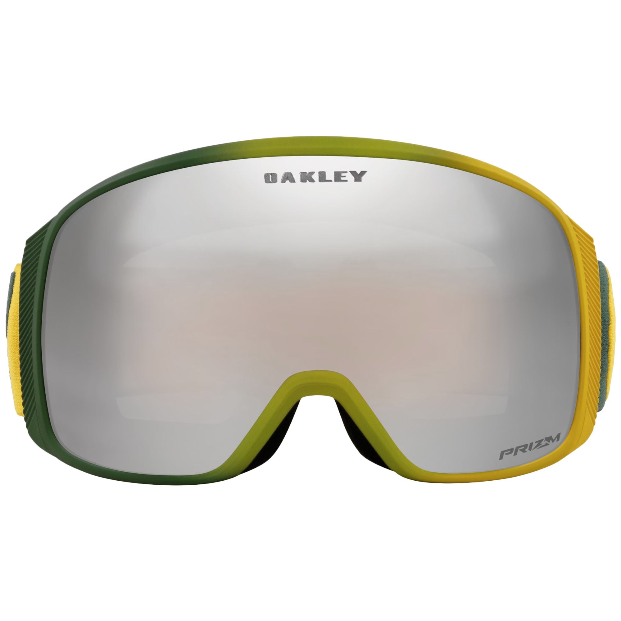 Oakley OO7104-75 Flight Tracker Goggles Prizm Black Iridium Lens B1b Hunter  Green Strap -