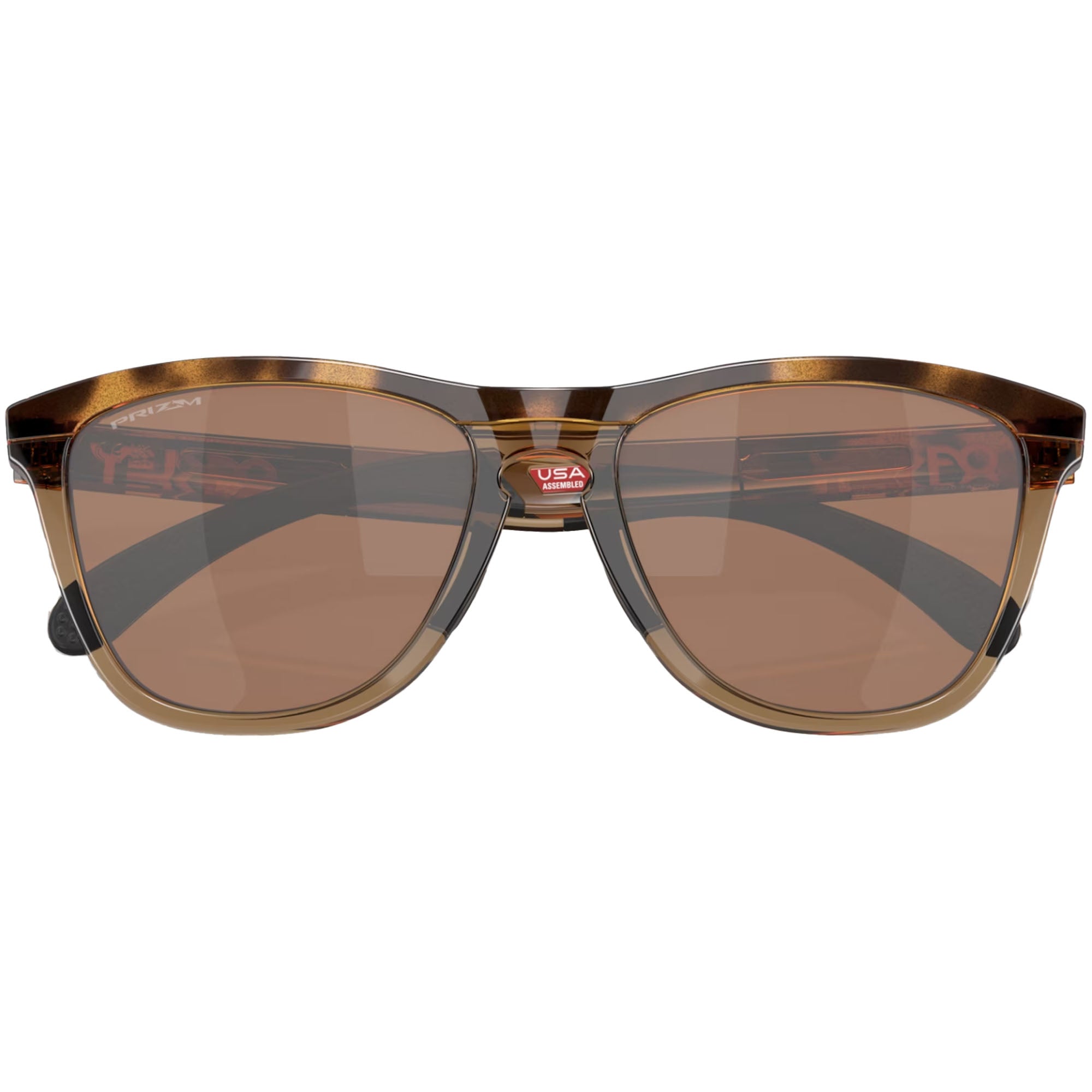Oakley OO9284-0755 Frogskins Range Prizm Tungsten Polarized Lenses Brown Tortoise Frame