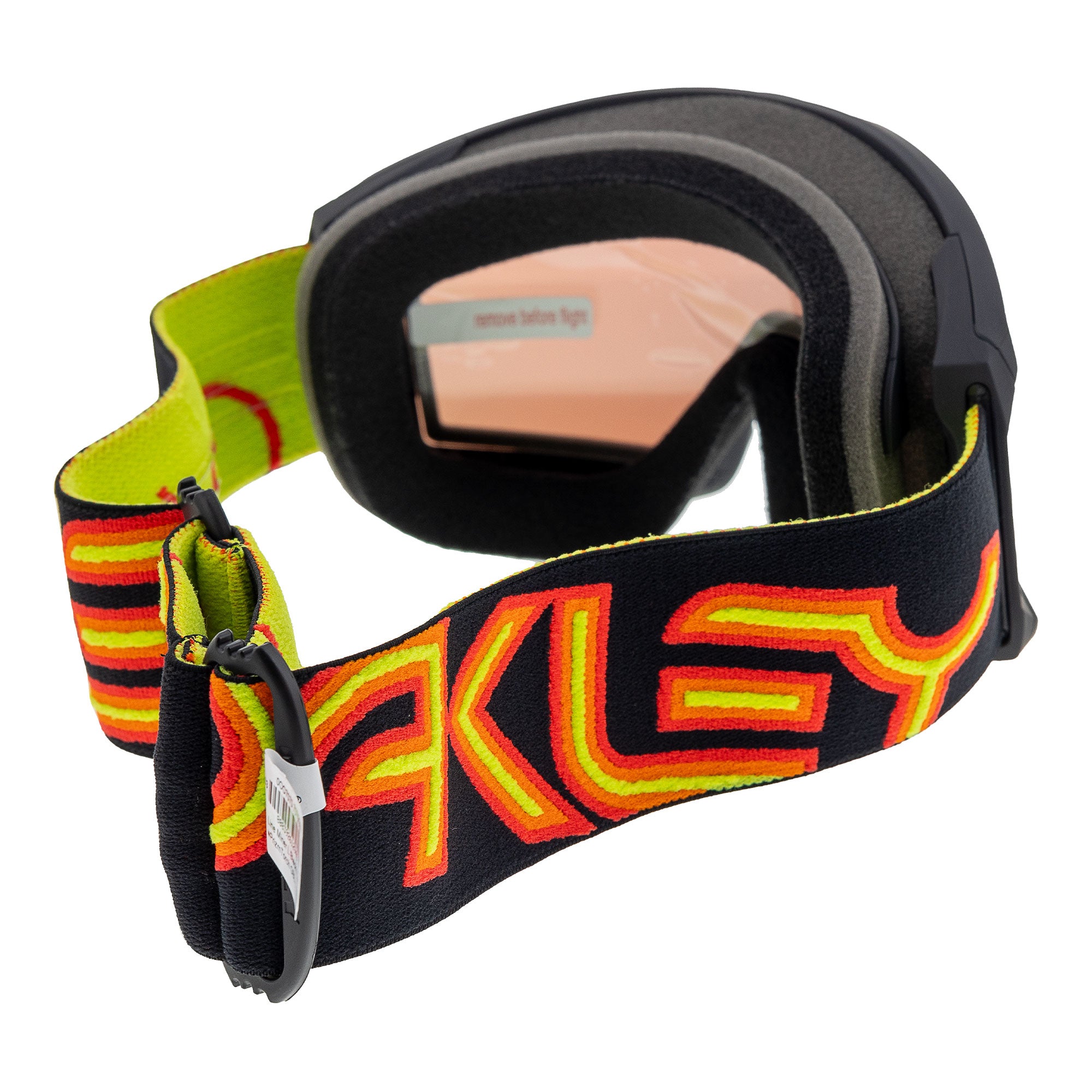 Oakley  Line Miner Snow Goggles Prizm Torch Lenses Black Fire Strap