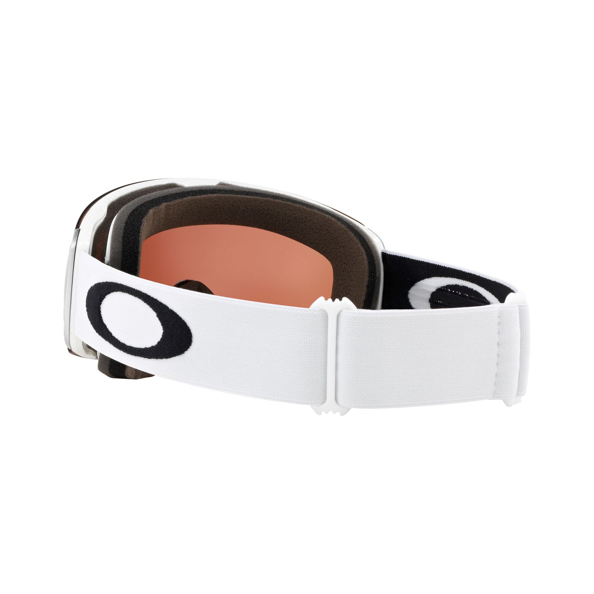 Oakley OO7064-24 Flight Deck Snow Goggles Matte White Strap w Prizm Snow Torch Iridium