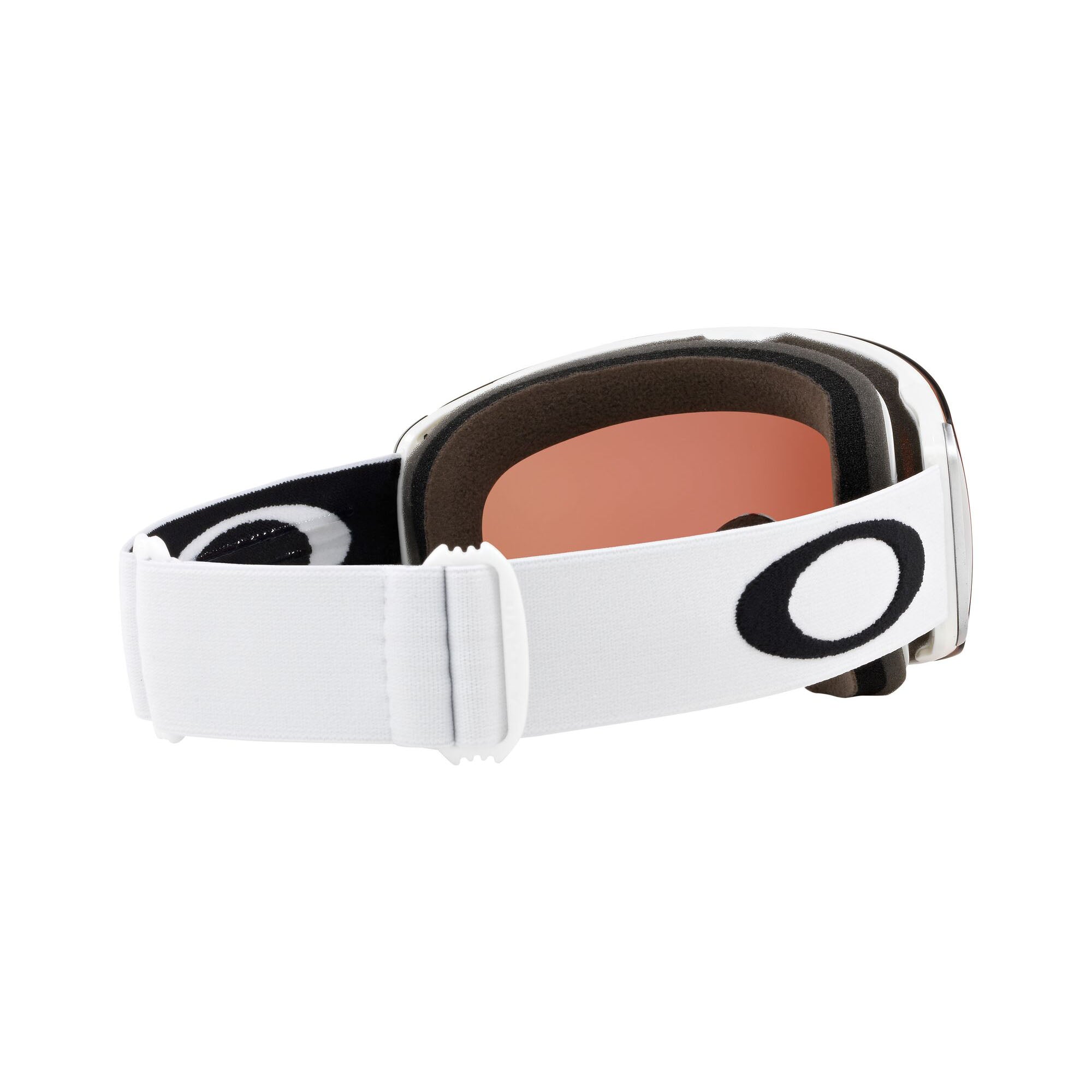 Oakley OO7064-24 Flight Deck Snow Goggles Matte White Strap w Prizm Snow Torch Iridium