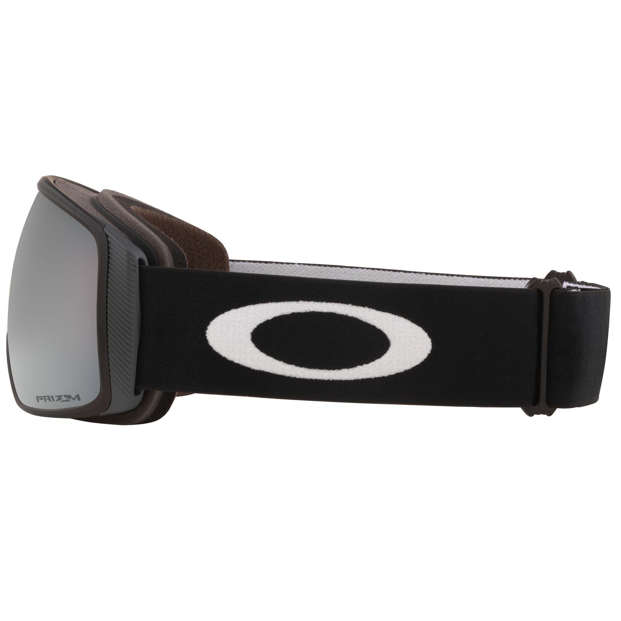 Oakley OO7104-02 Flight Tracker Snow Goggles Matte Black Strap w Prizm Snow Black Iridium