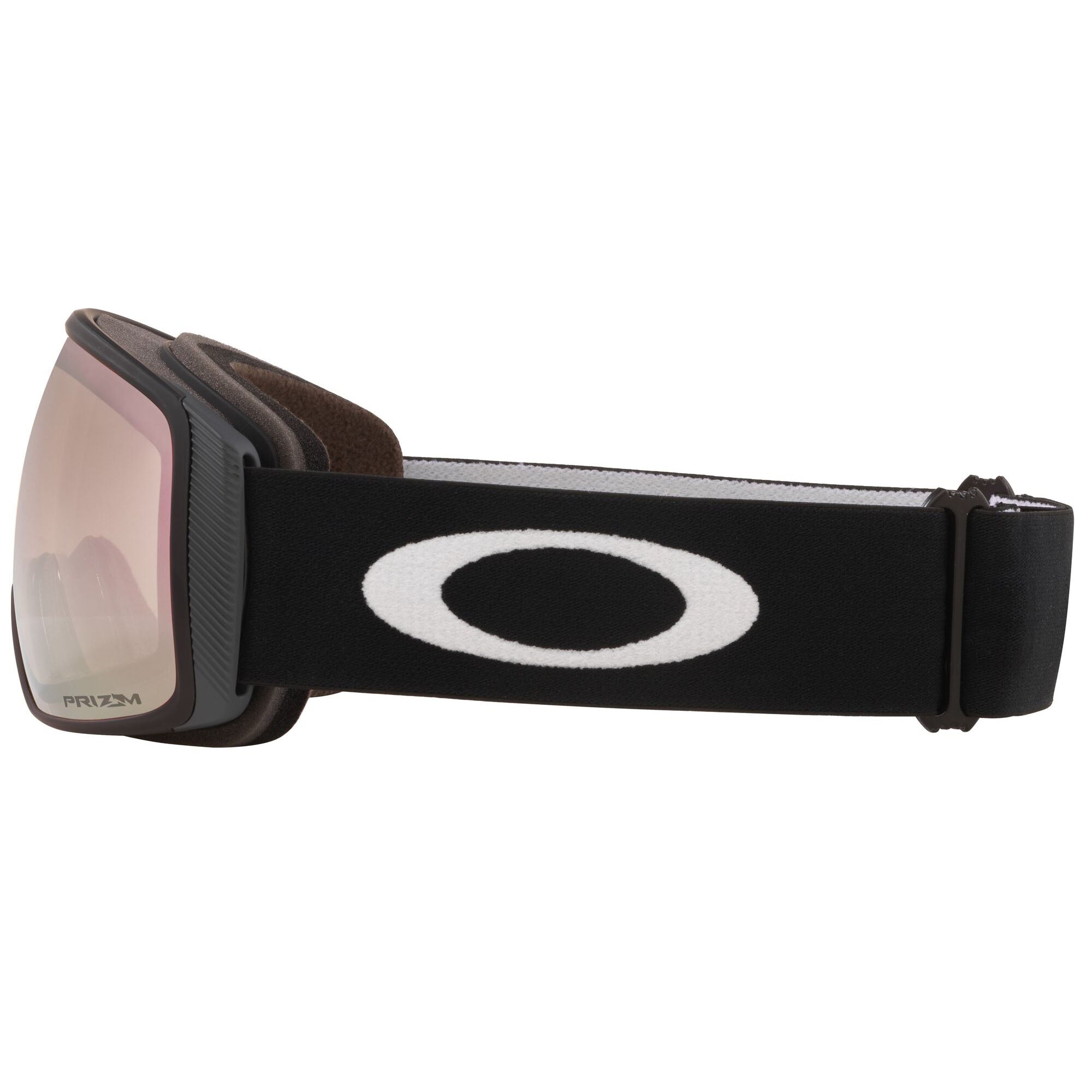 Oakley OO7104-03 Flight Tracker Snow Goggles Matte Black Strap w Prizm Snow Hi Pink Lens