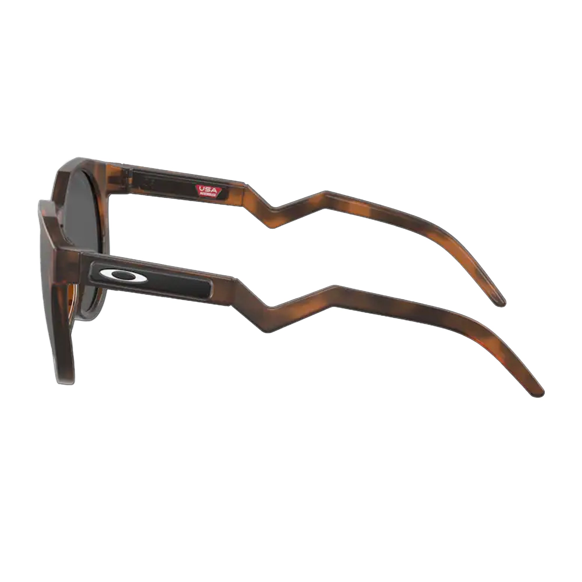Oakley OO9464-0552 HSTN 52mm Sunglasses Matte Brown Tortoise Frame w Prizm Black Polarized