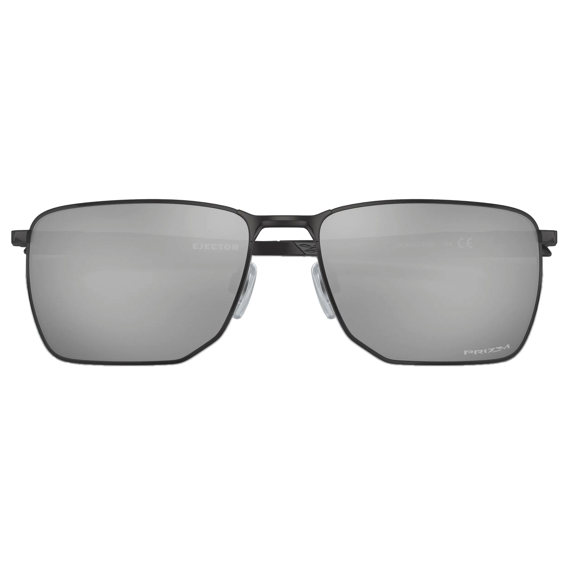 Oakley OO4142-0158 Ejector Sunglasses Satin Black Frame Prizm Black Lens
