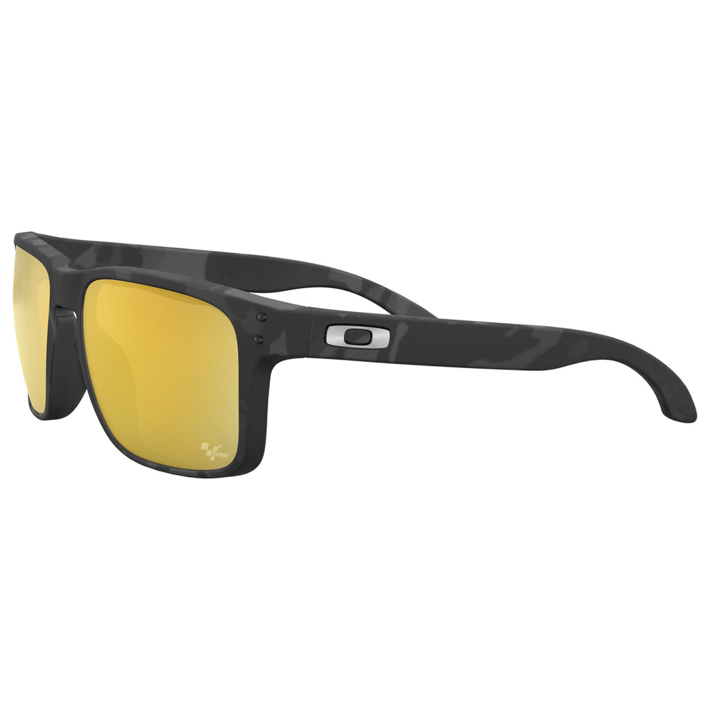 Oakley OO9102-O355 Holbrook MotoGP Collection Sunglasses Matte Black  Tortoise Frame Prizm