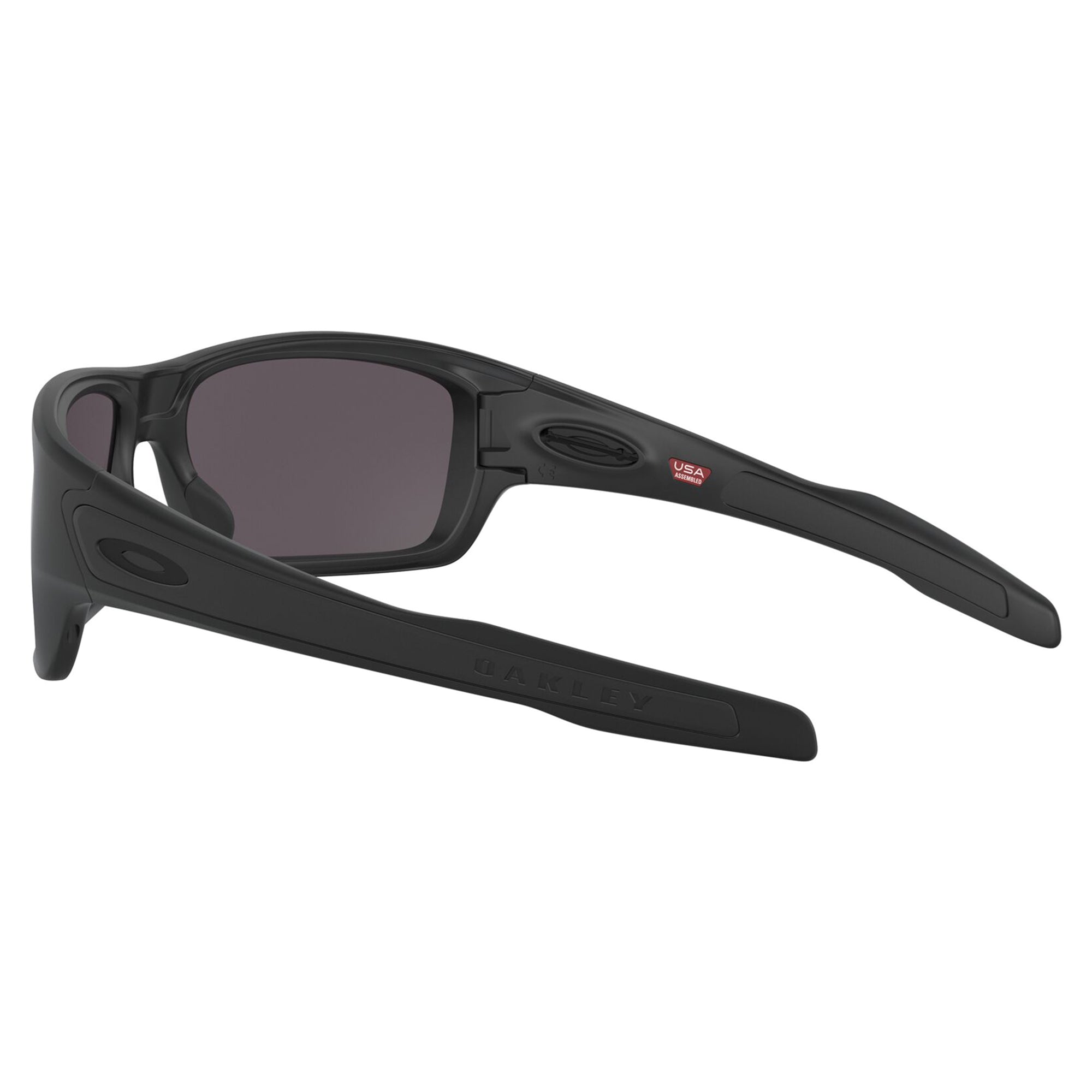 Oakley high quality Turbine polarized sunglasses matte black frame black icons