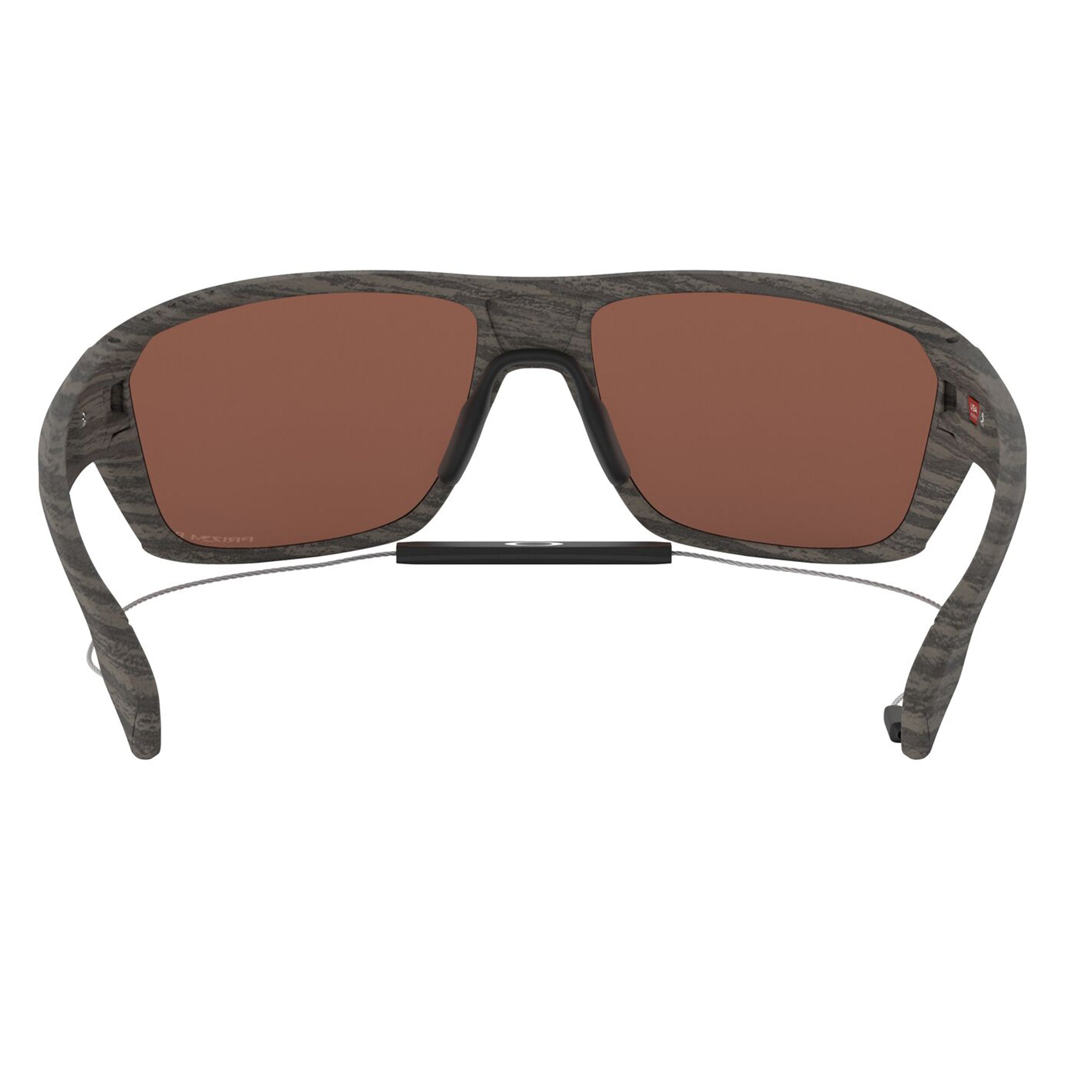 Oakley OO9416-1664 Split Shot Sunglasses Woodgrain Frame Prizm Deep Water Polarized Lens